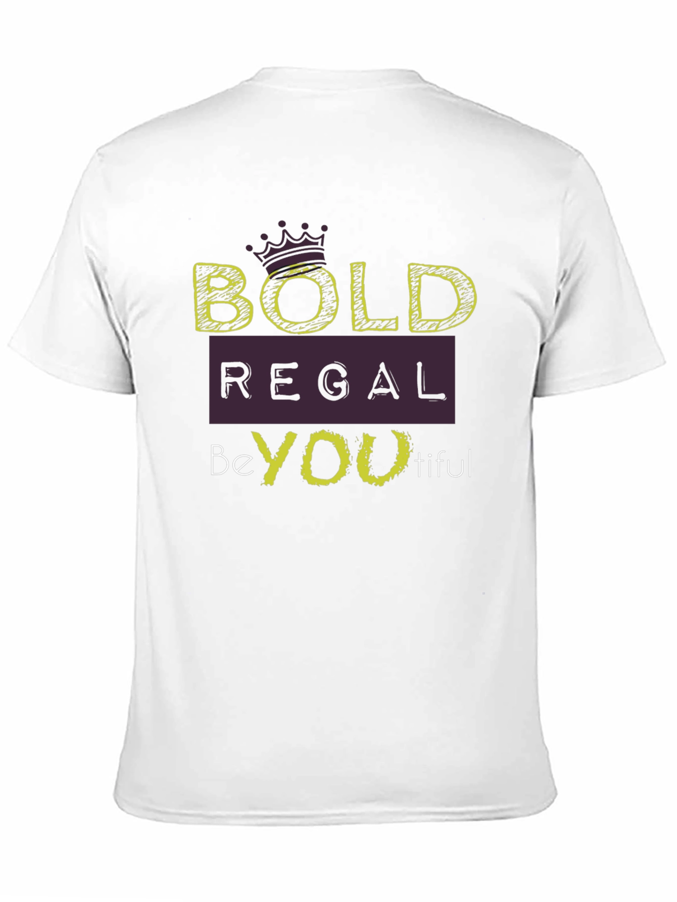 Bold Regal Be-YOU-tiful Black Graphic Tee