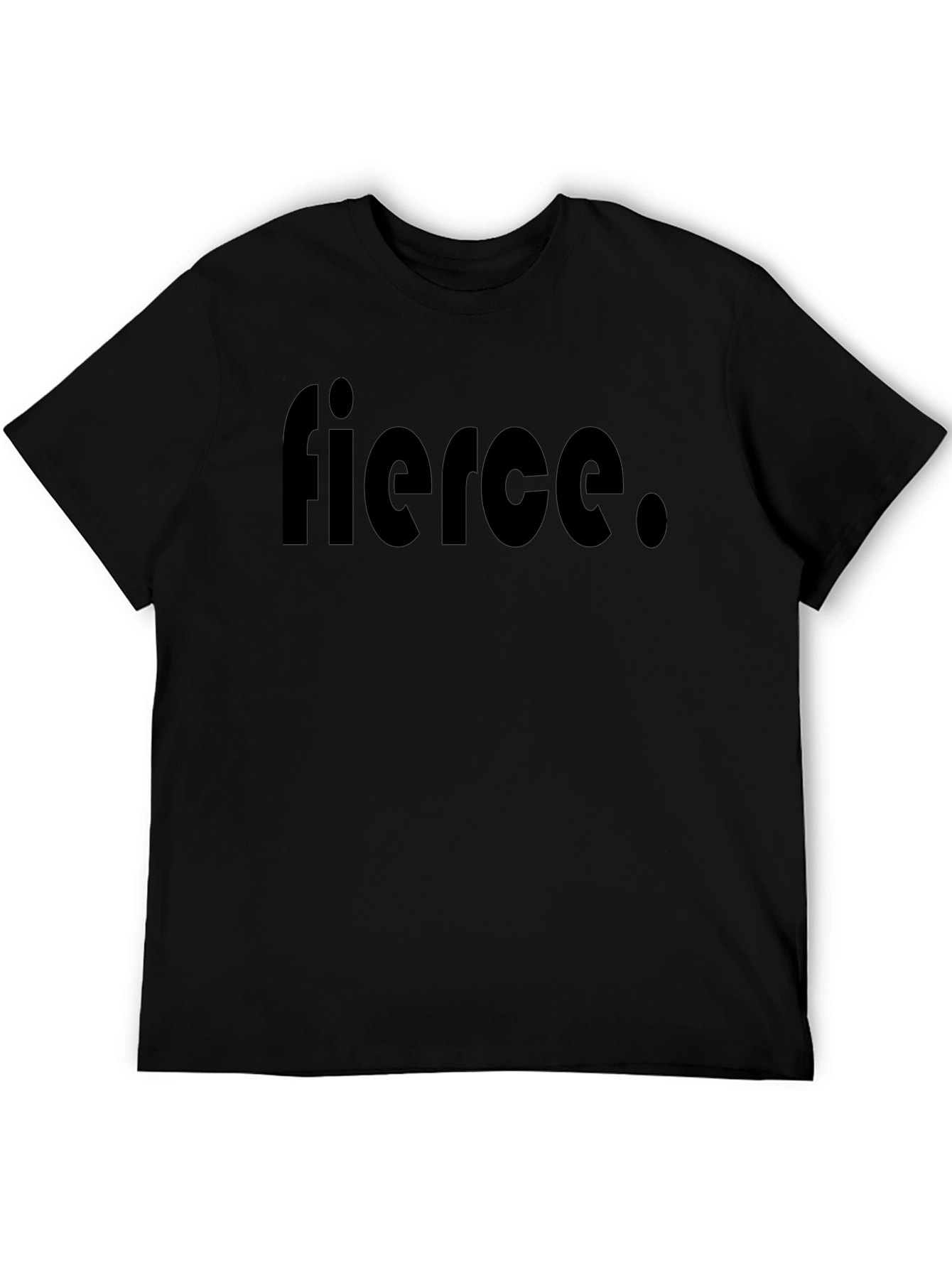 Fierce Black Graphic Tee - Stylish Comfort