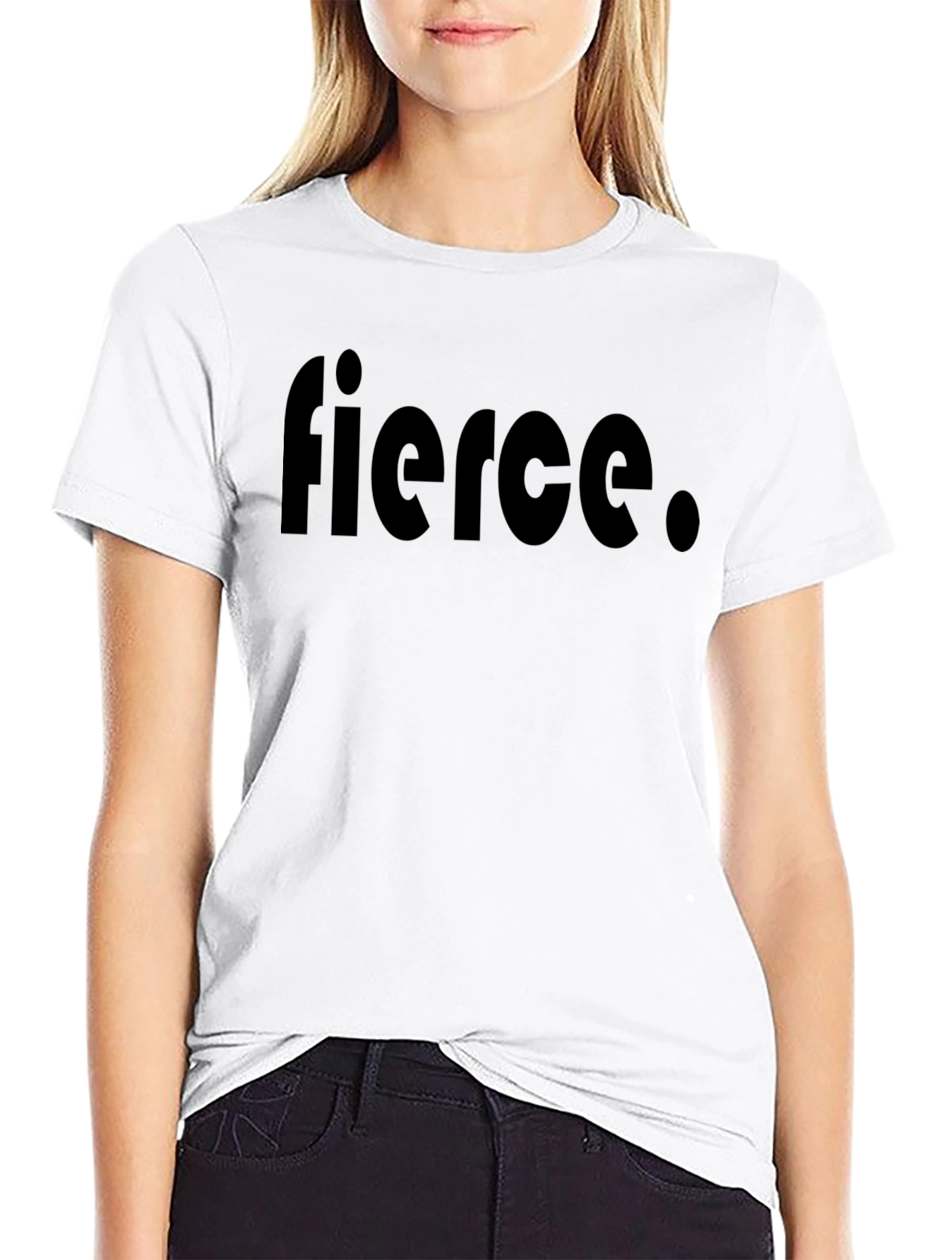 Fierce Black Graphic Tee - Stylish Comfort