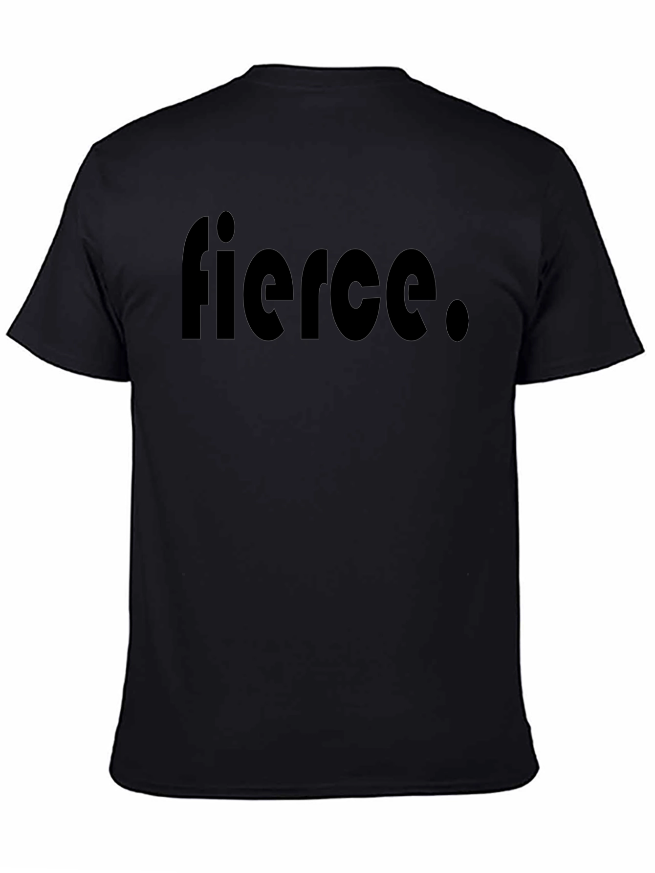 Fierce Black Graphic Tee - Stylish Comfort