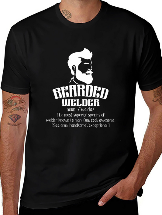 Bearded Welder Graphic T-Shirt - Superior Species Tee