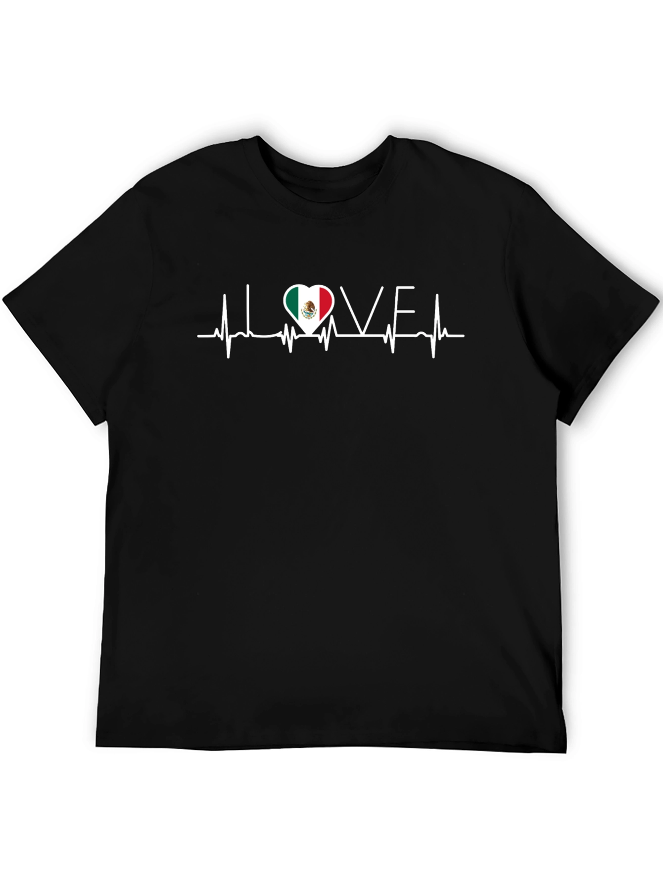 I Heart Mexico Tee - Black Graphic T-Shirt