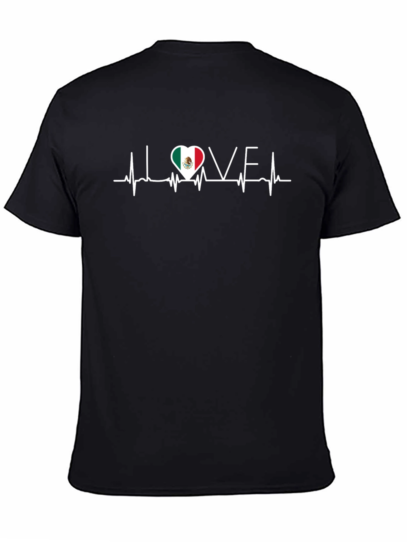I Heart Mexico Tee - Black Graphic T-Shirt