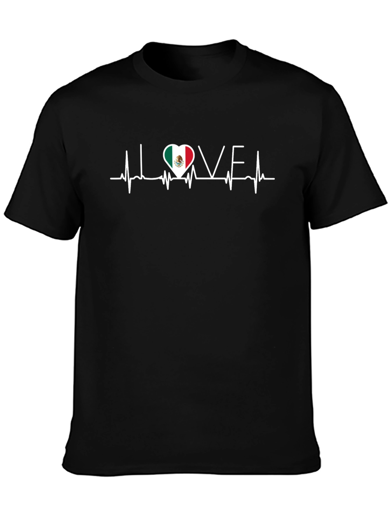I Heart Mexico Tee - Black Graphic T-Shirt