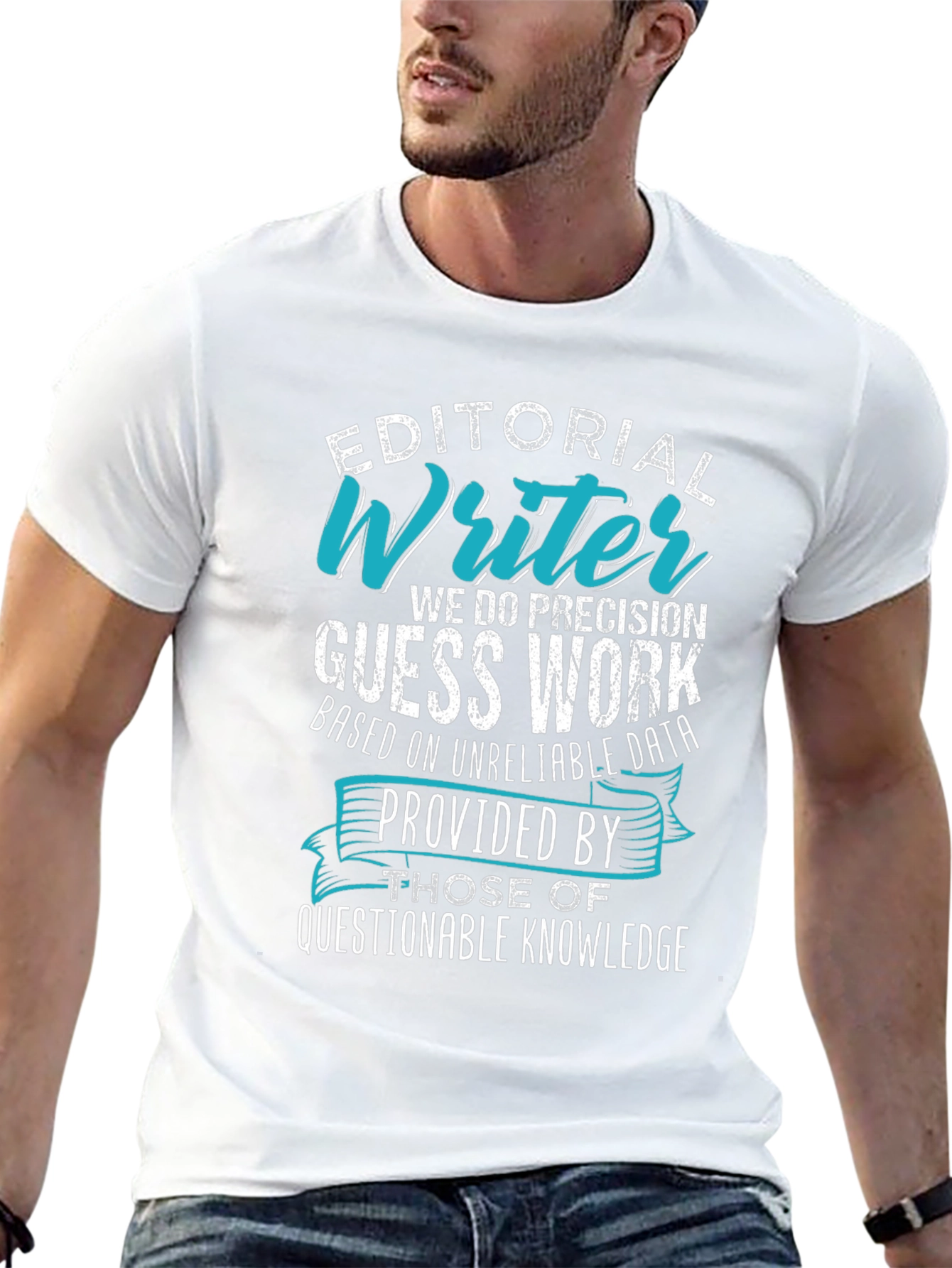 Editorial Writer T-Shirt - Precision Guess Work