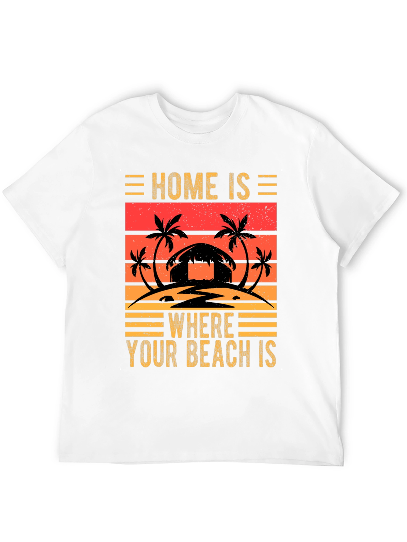 Beach Lover Tee: Home is Where Your Beach Is!