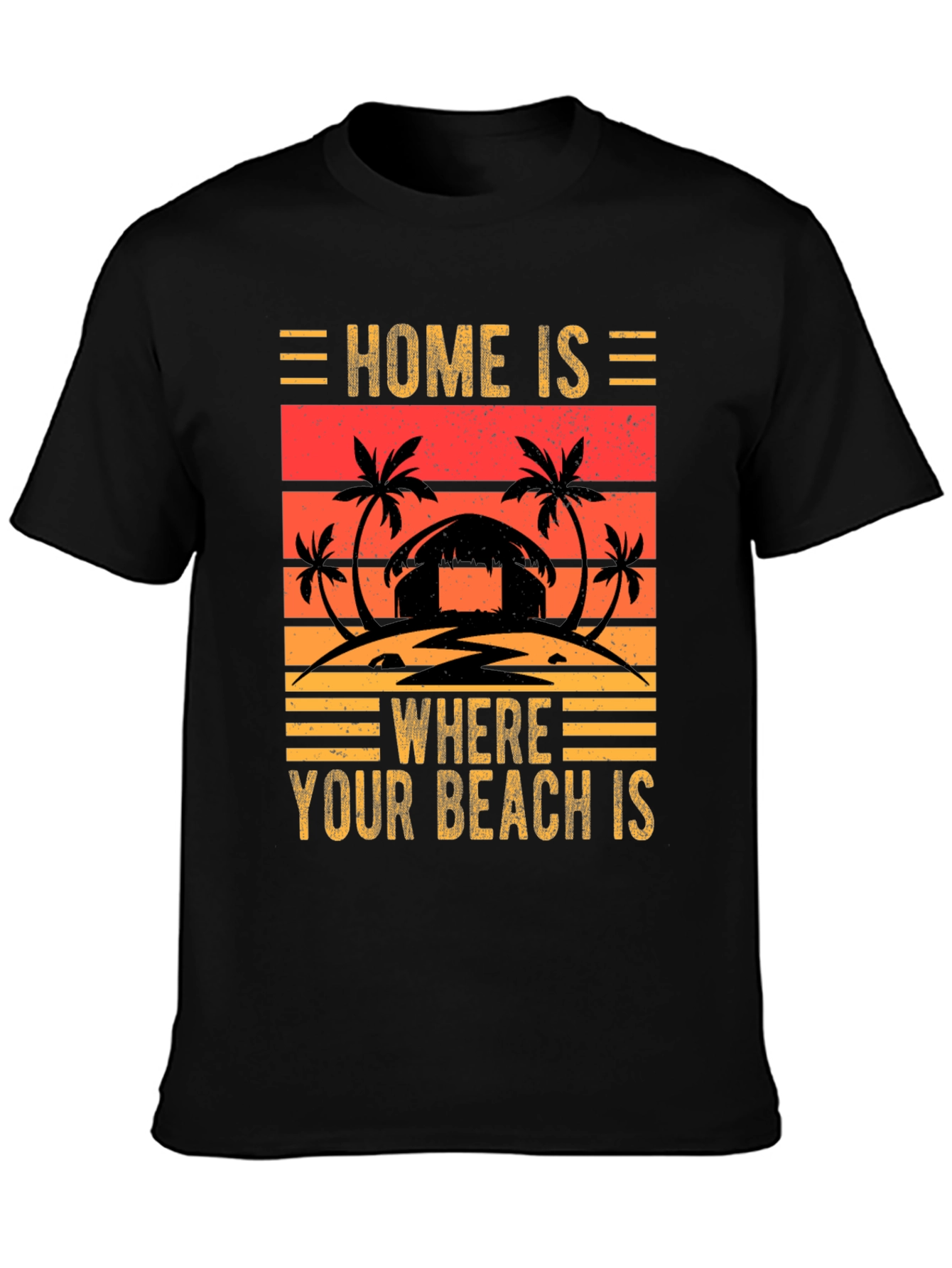 Beach Lover Tee: Home is Where Your Beach Is!