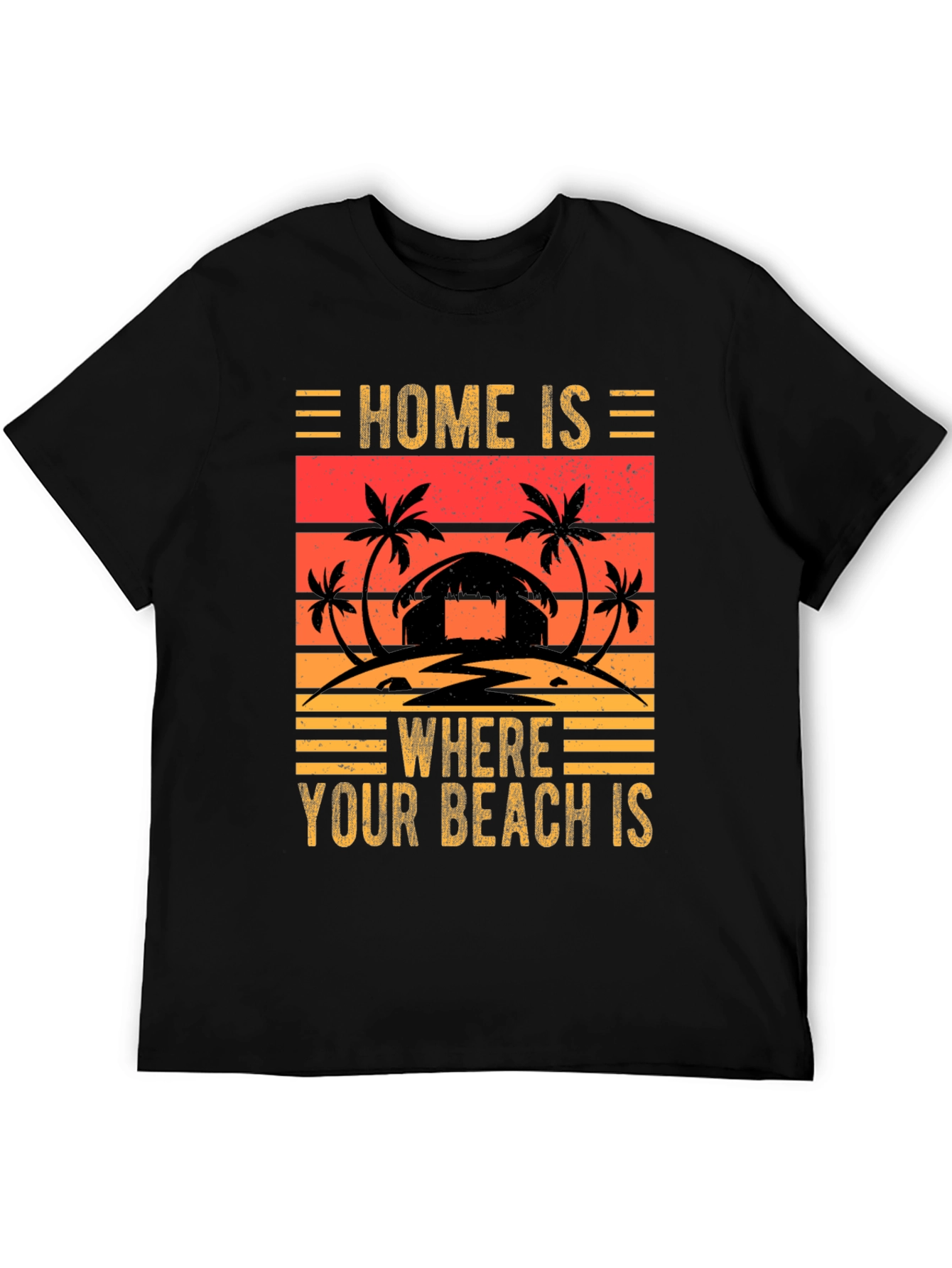 Beach Lover Tee: Home is Where Your Beach Is!