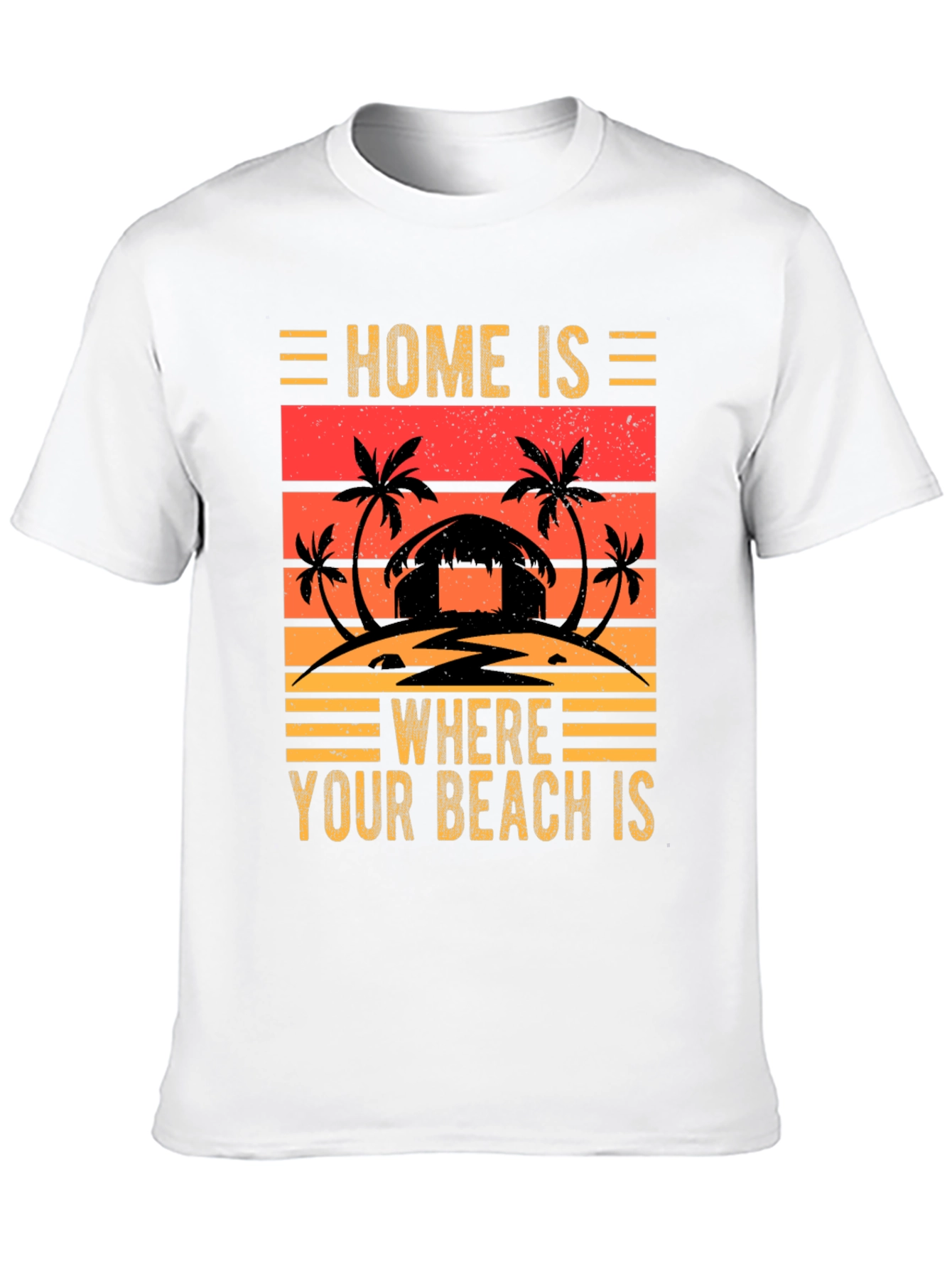 Beach Lover Tee: Home is Where Your Beach Is!