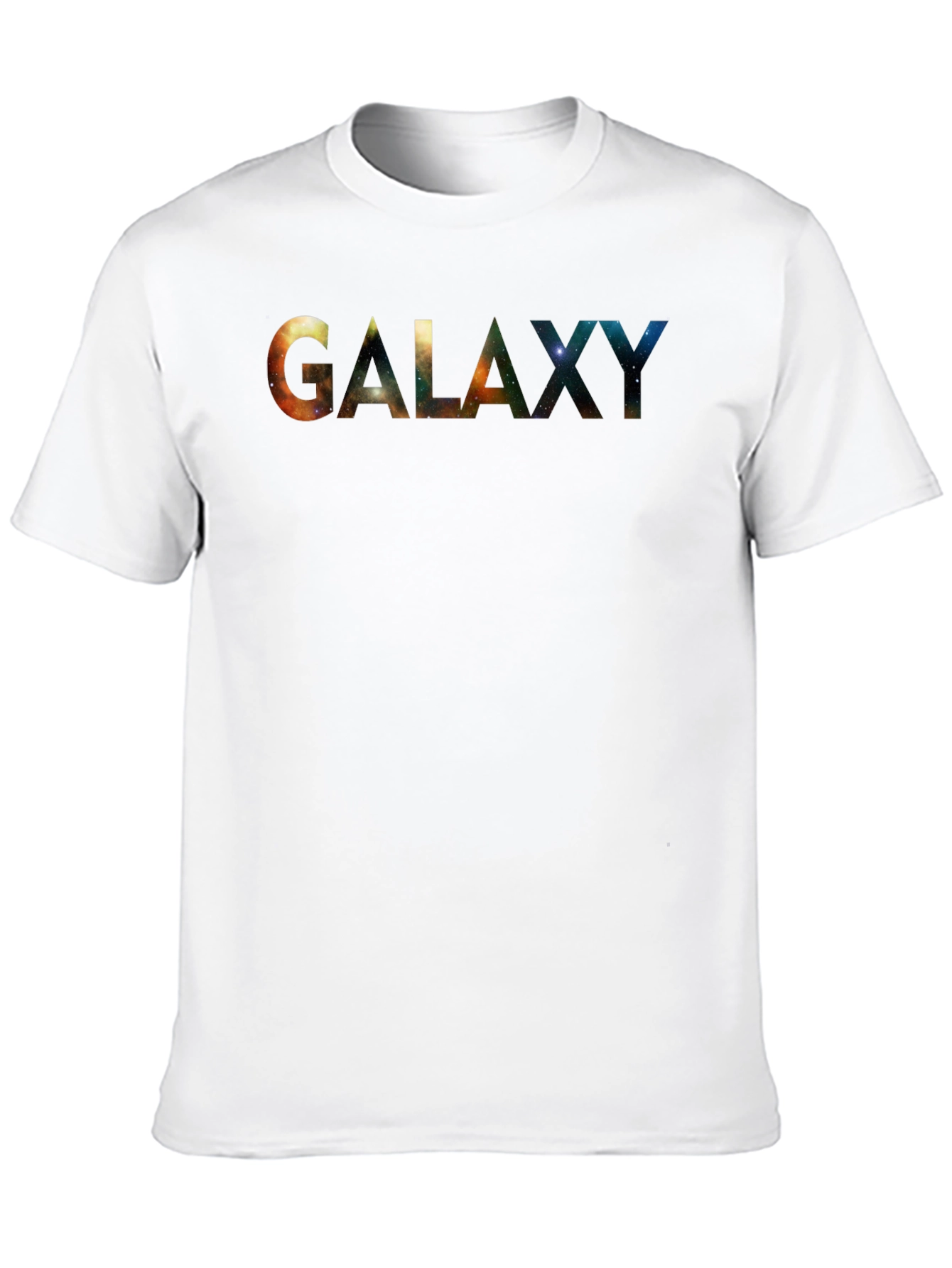Galaxy Print Black T-Shirt - Space Lover Tee