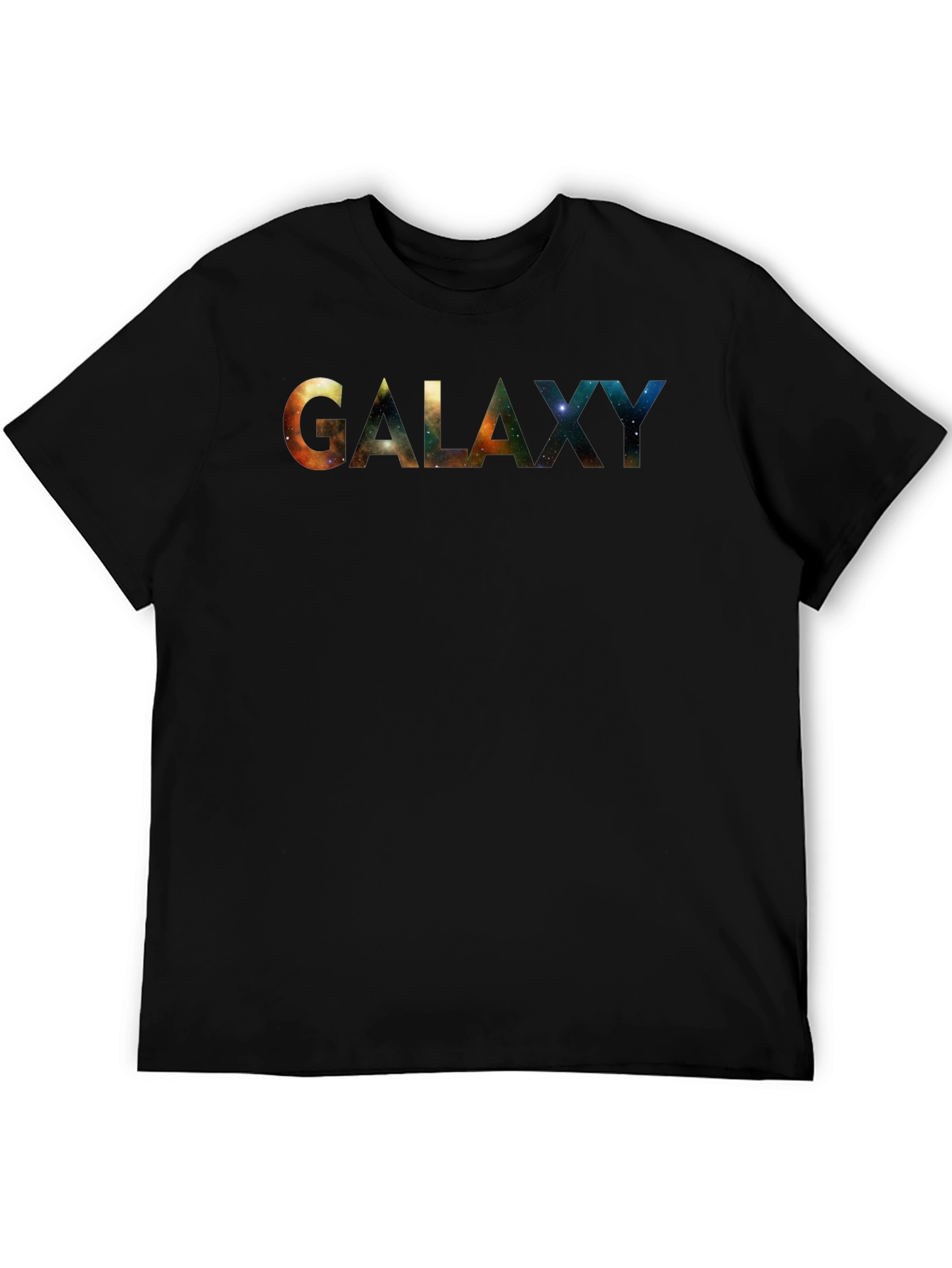 Galaxy Print Black T-Shirt - Space Lover Tee