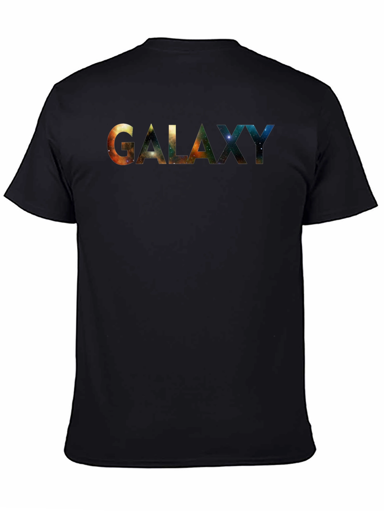 Galaxy Print Black T-Shirt - Space Lover Tee