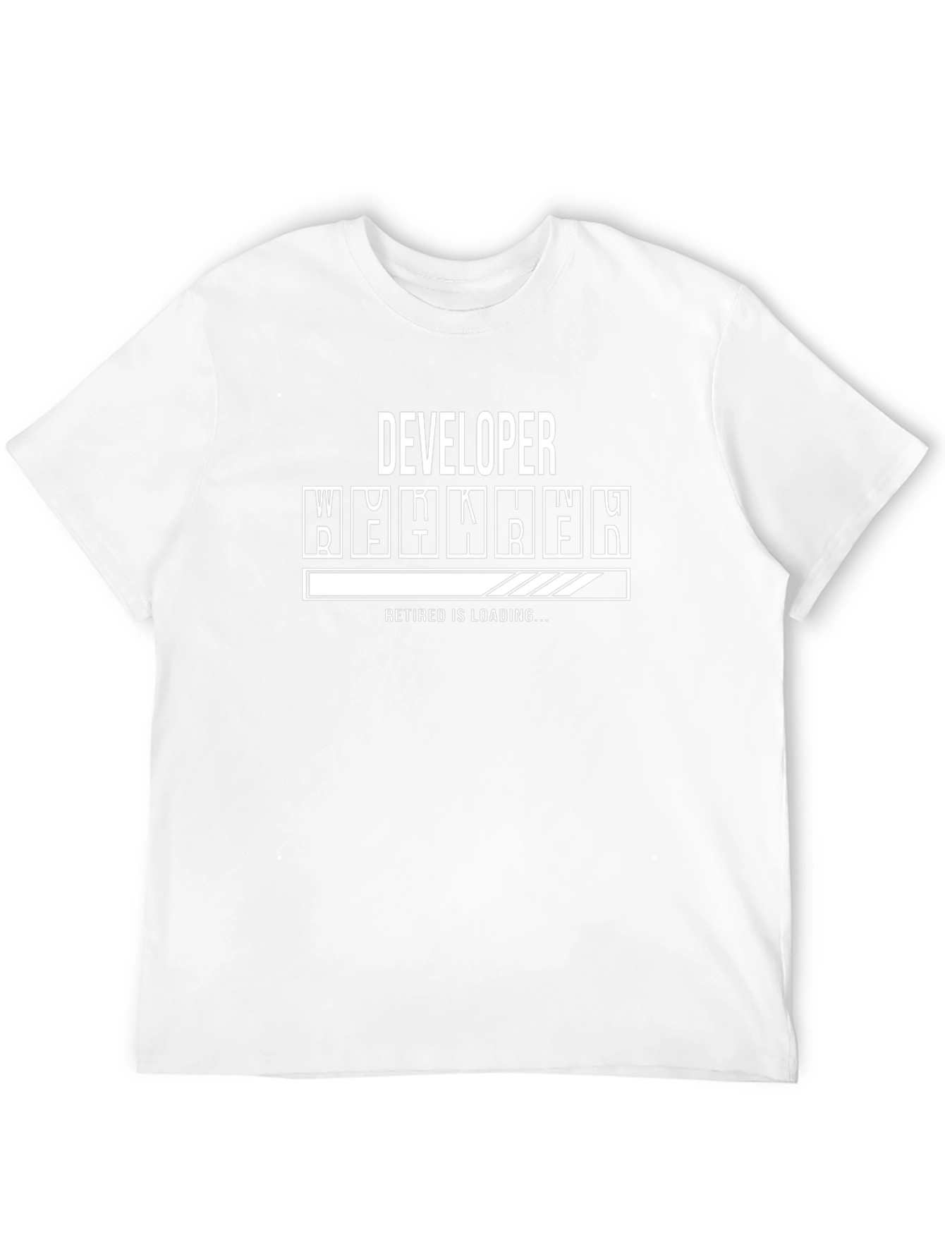 Developer Retired Loading Black T-Shirt