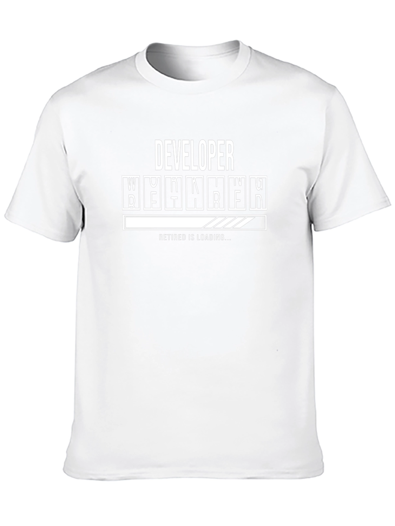 Developer Retired Loading Black T-Shirt