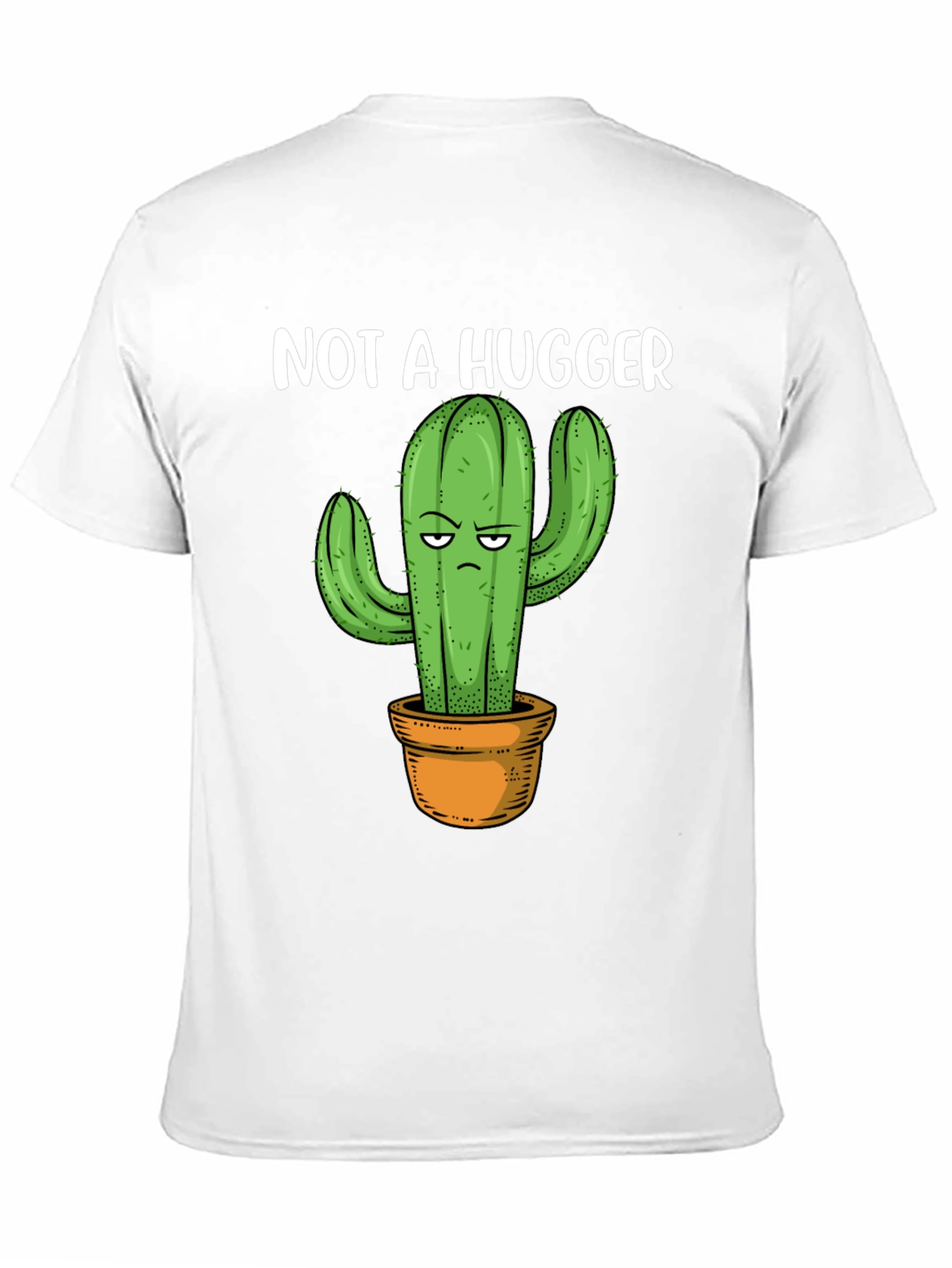 Not A Hugger Cactus Graphic Tee