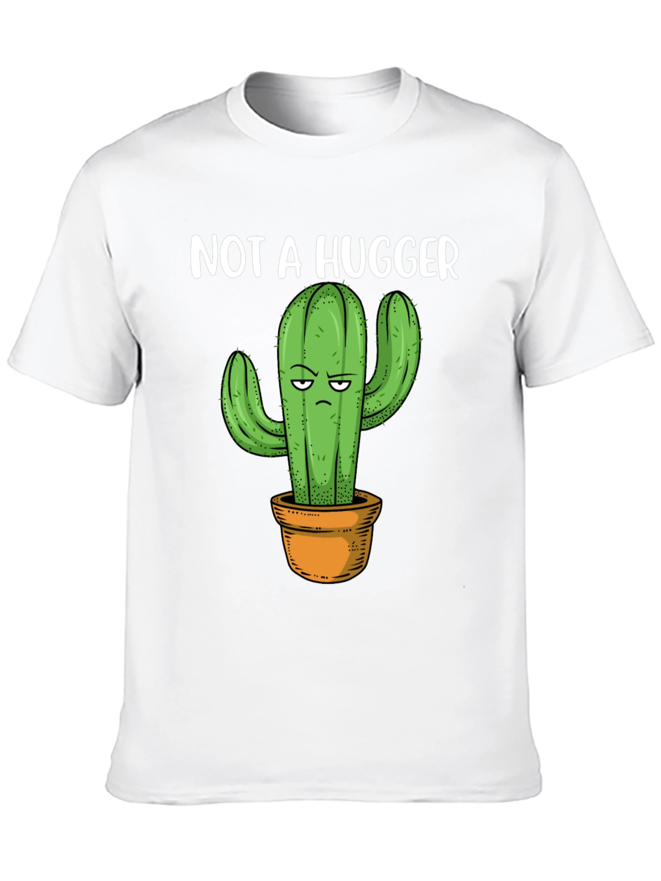 Not A Hugger Cactus Graphic Tee