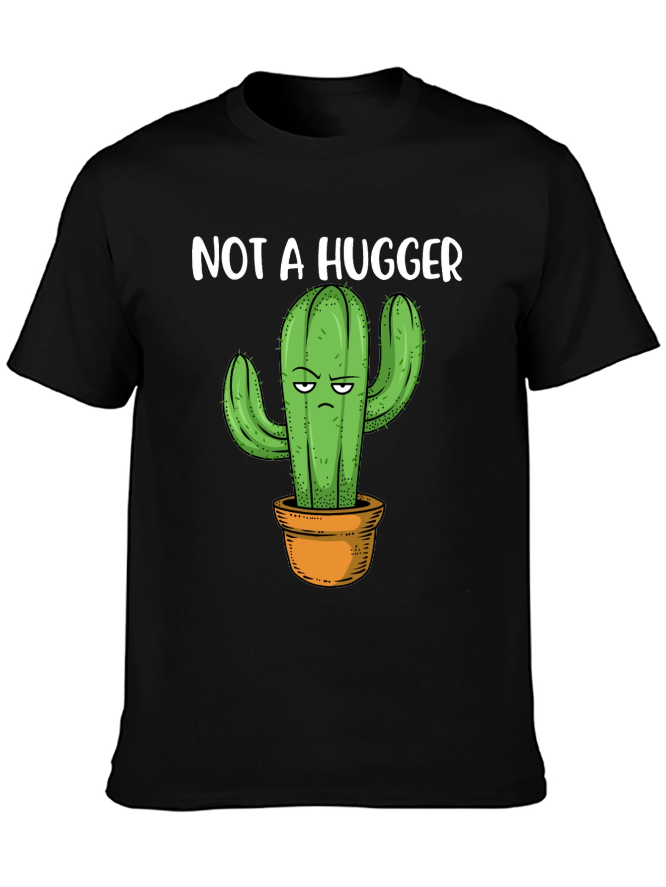 Not A Hugger Cactus Graphic Tee