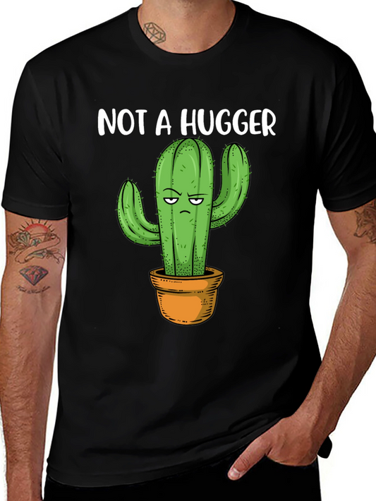 Not A Hugger Cactus Graphic Tee