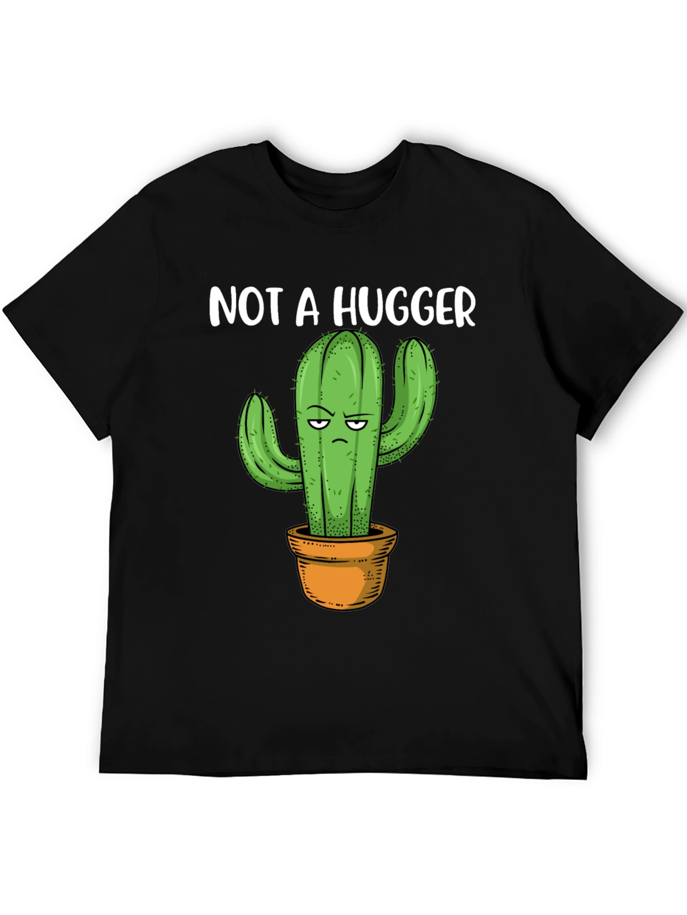 Not A Hugger Cactus Graphic Tee
