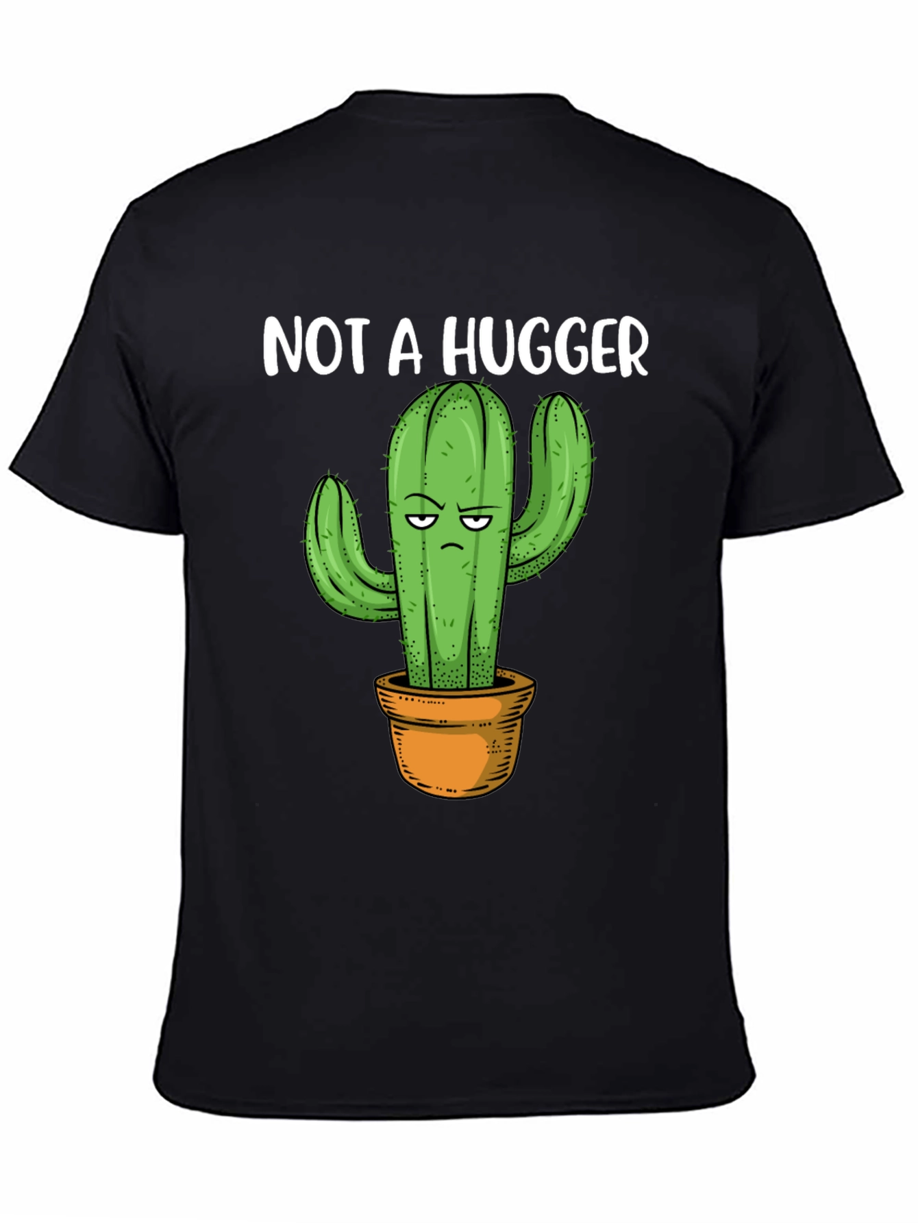 Not A Hugger Cactus Graphic Tee
