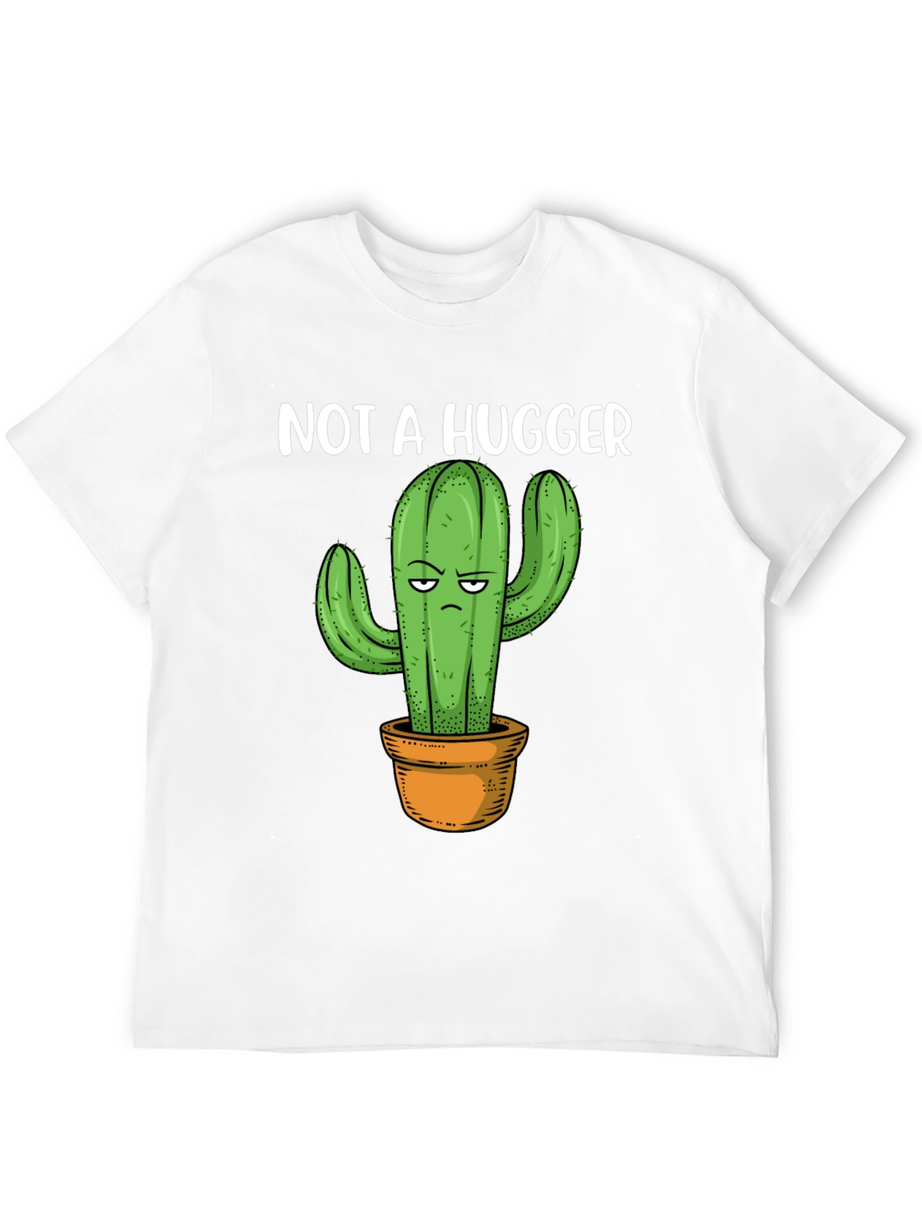 Not A Hugger Cactus Graphic Tee