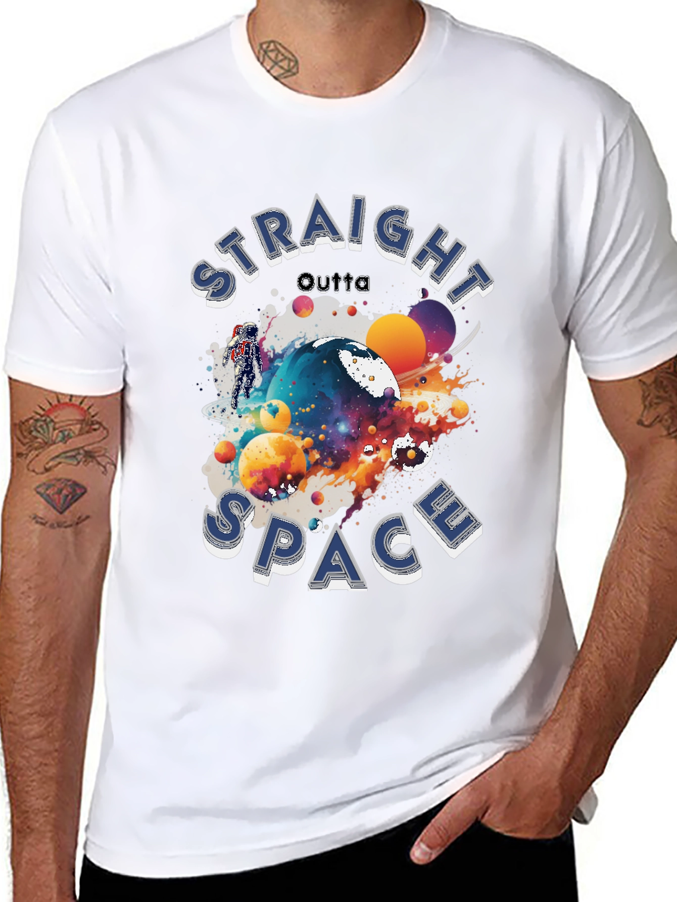 Straight Outta Space Graphic T-Shirt