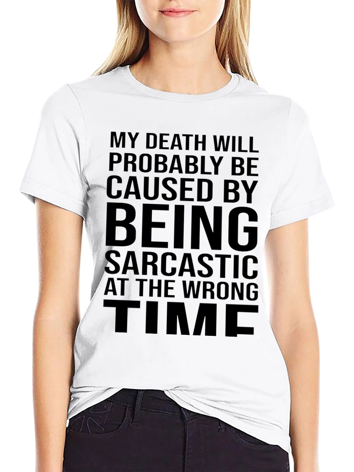 Sarcastic Humor T-Shirt - Death By Sarcasm