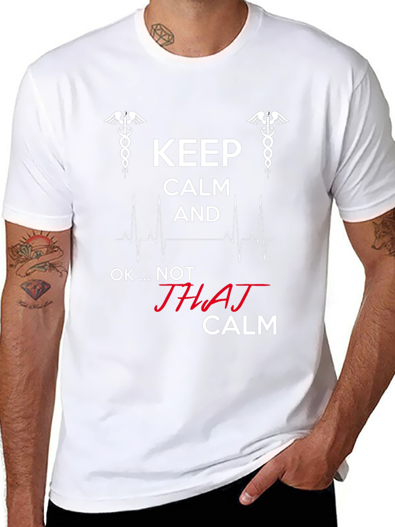 Keep Calm - Not THAJ Calm - Black T-Shirt