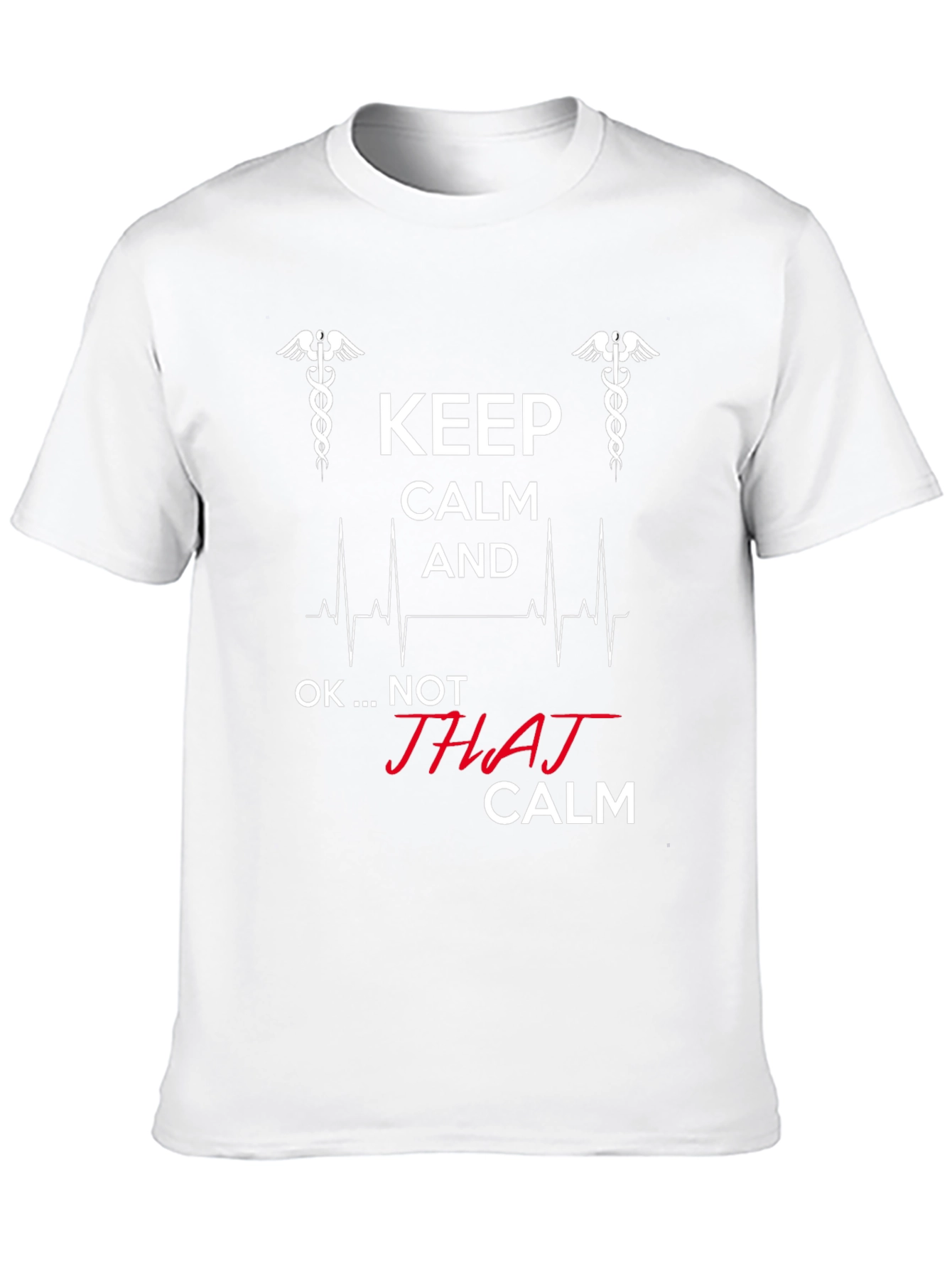Keep Calm - Not THAJ Calm - Black T-Shirt
