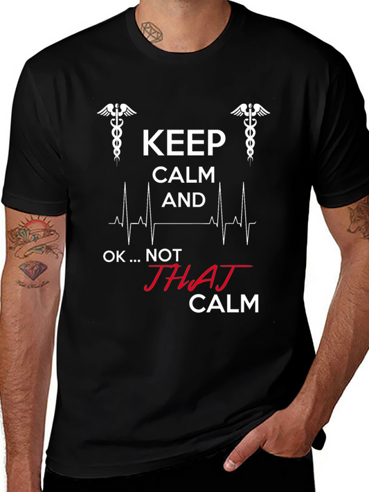 Keep Calm - Not THAJ Calm - Black T-Shirt