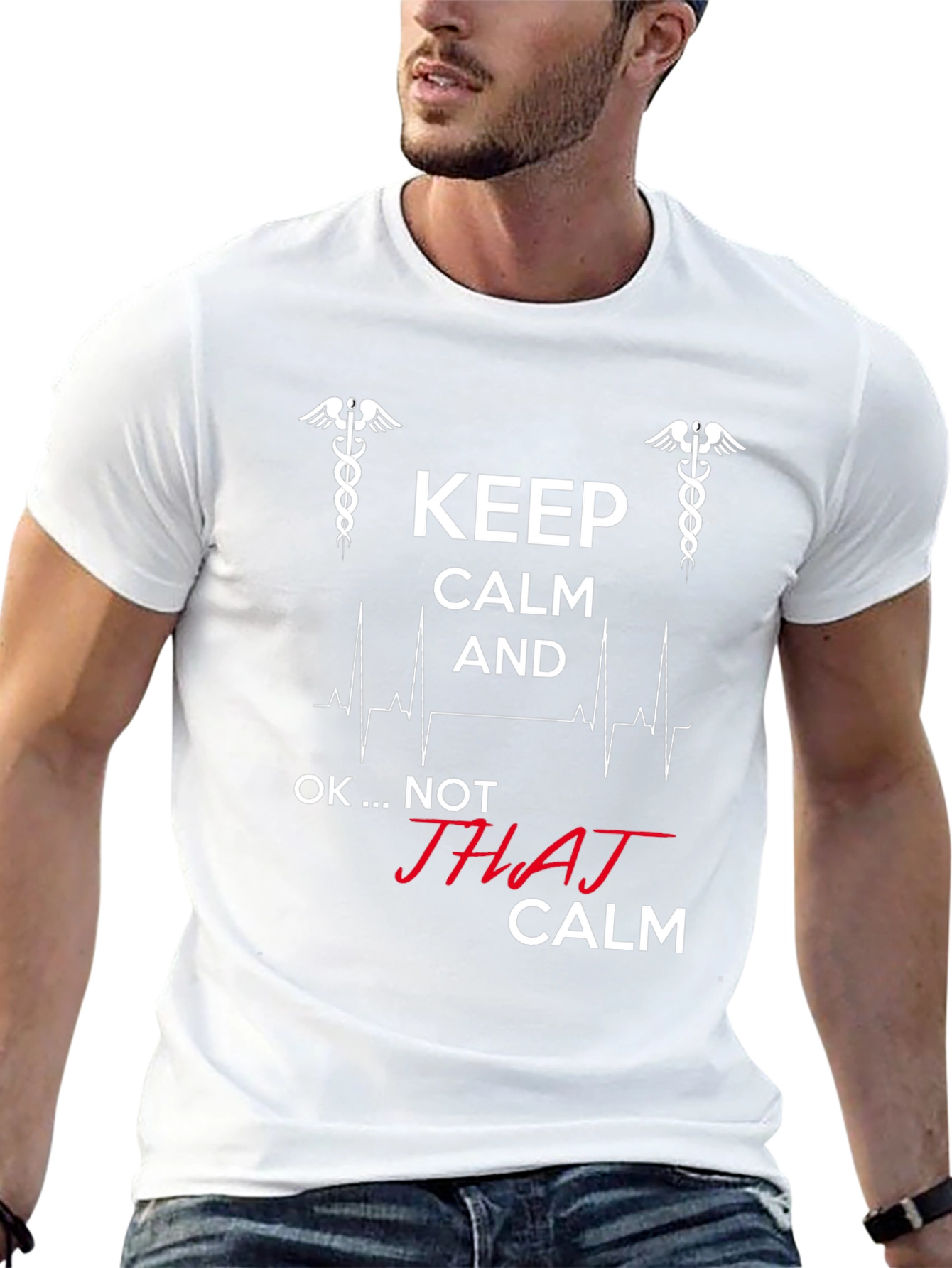 Keep Calm - Not THAJ Calm - Black T-Shirt