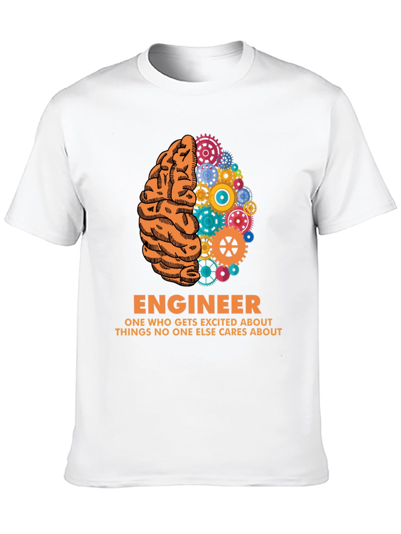 Engineer Brain Gear T-Shirt - Unique Gift