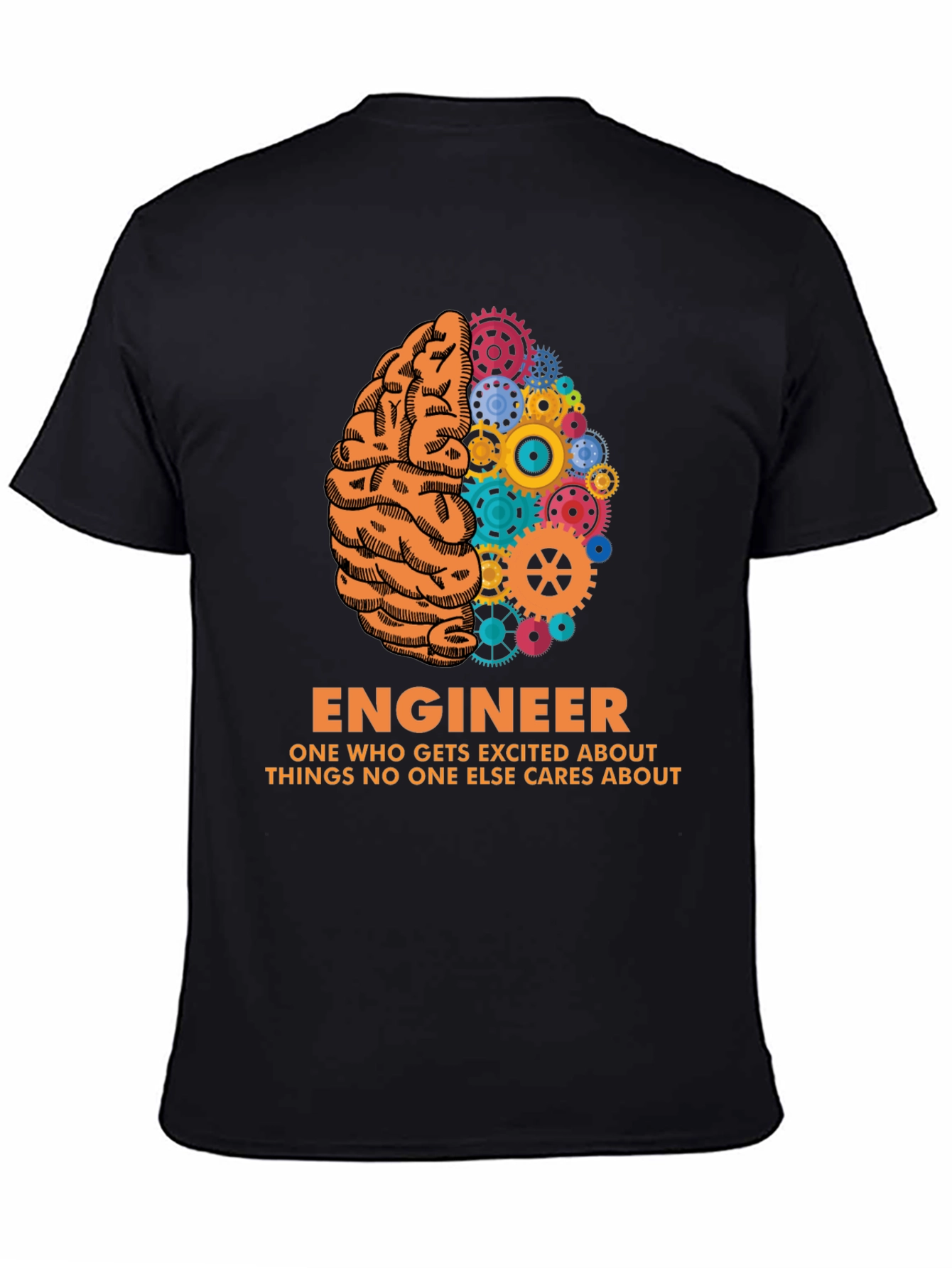 Engineer Brain Gear T-Shirt - Unique Gift