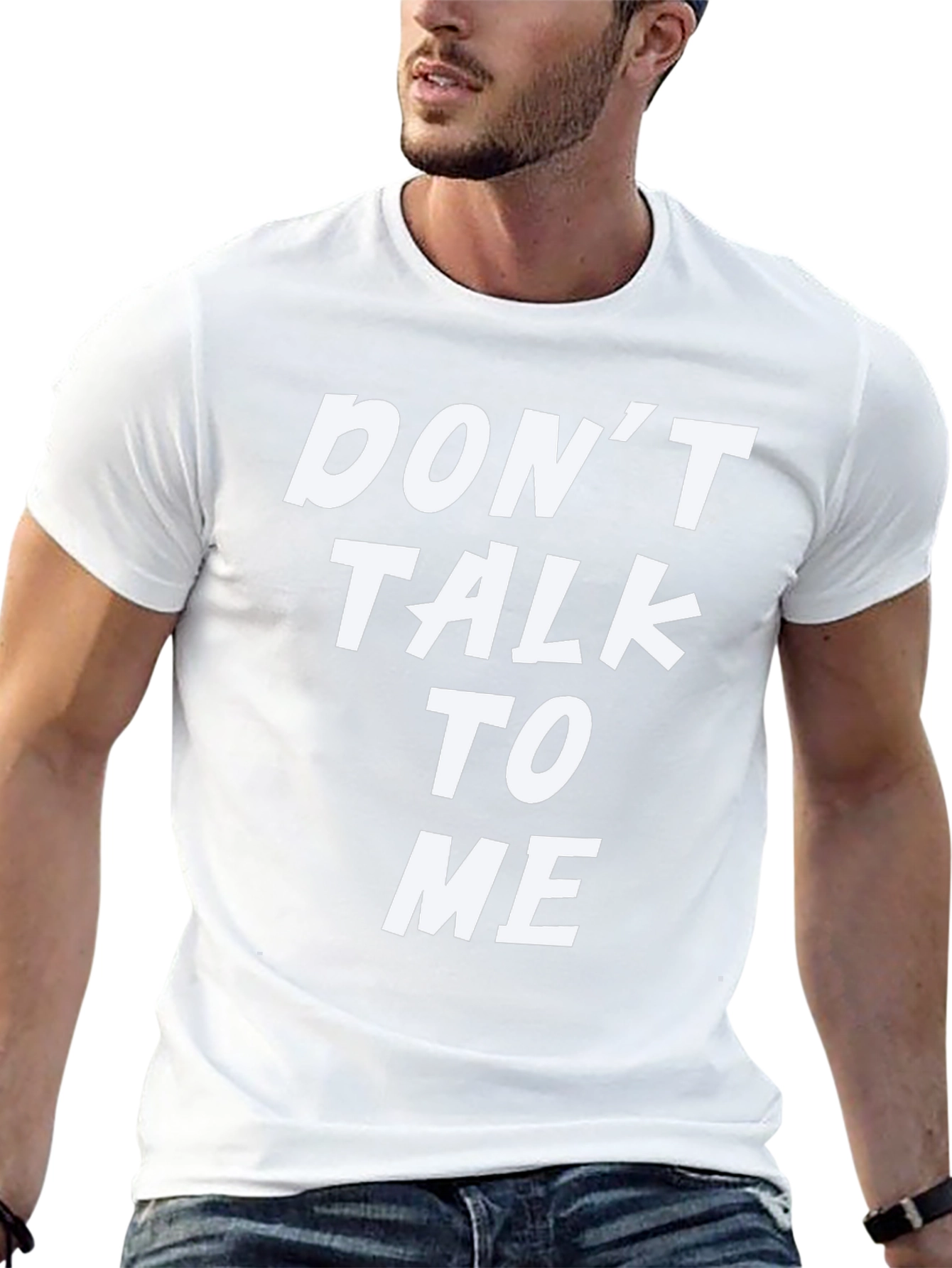 Dont Talk To Me Graphic Tee - Black T-Shirt