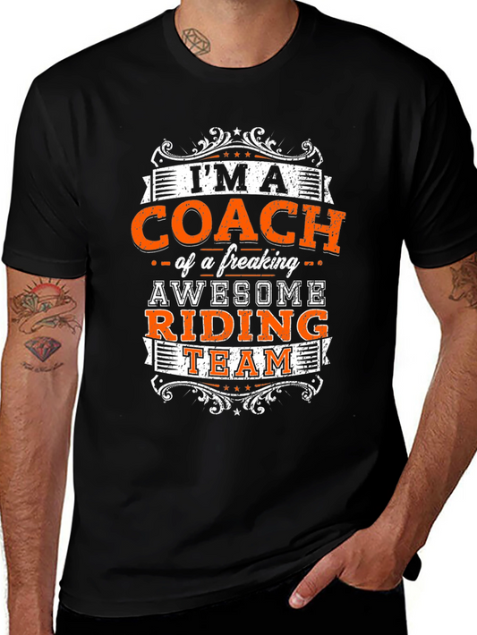 Coach Riding Team Black T-Shirt