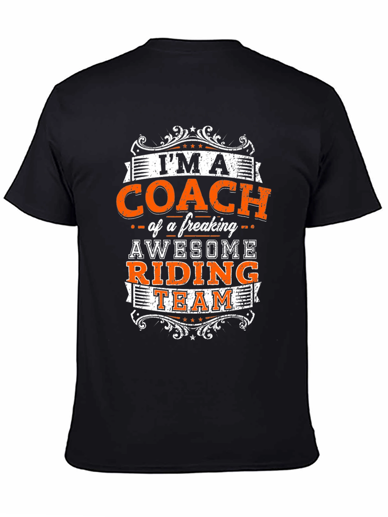 Coach Riding Team Black T-Shirt