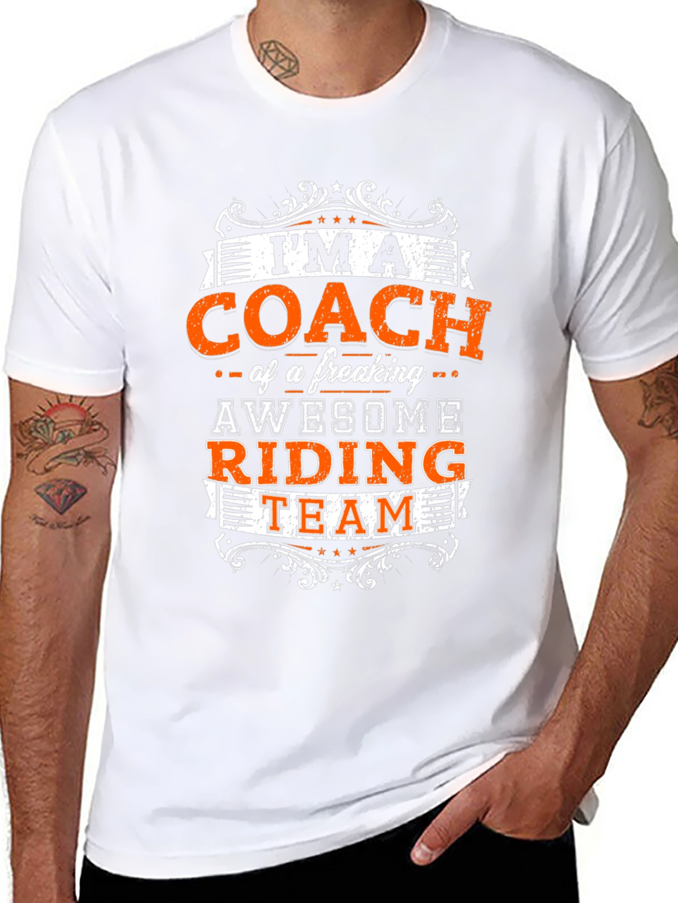 Coach Riding Team Black T-Shirt