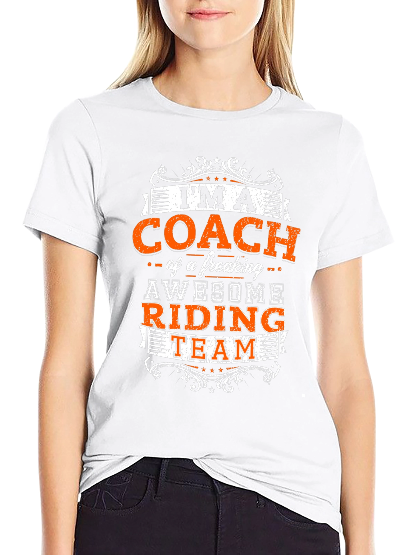 Coach Riding Team Black T-Shirt