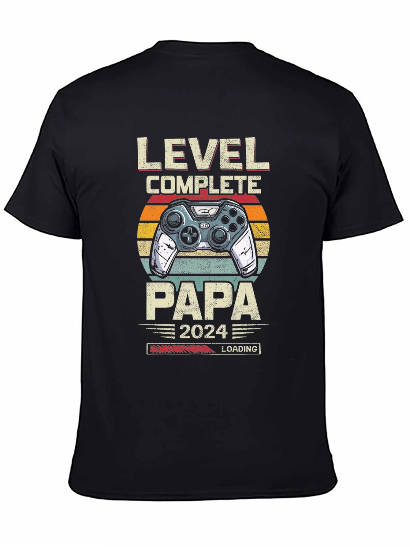Level Complete Papa 2024 Gamer T-Shirt