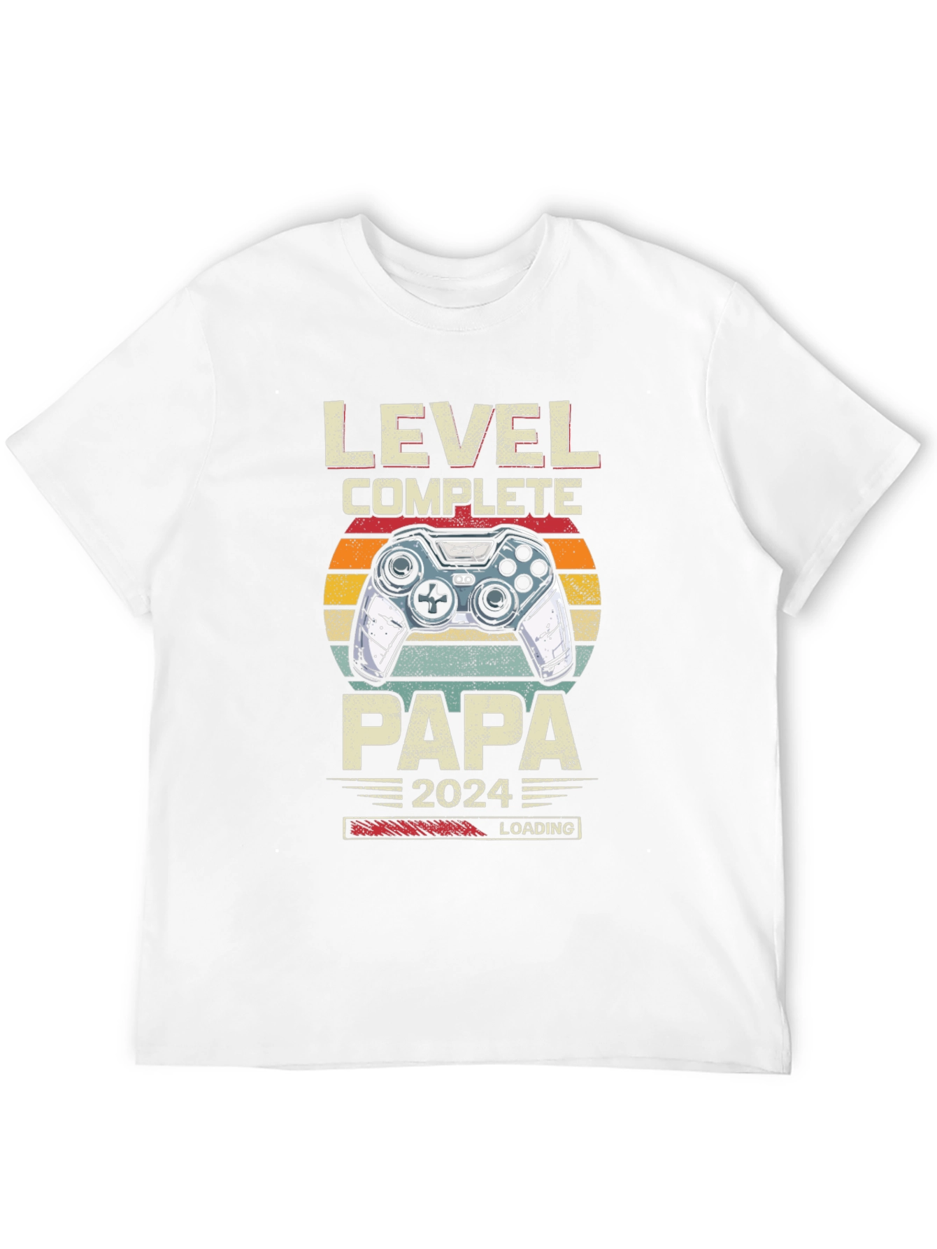Level Complete Papa 2024 Gamer T-Shirt