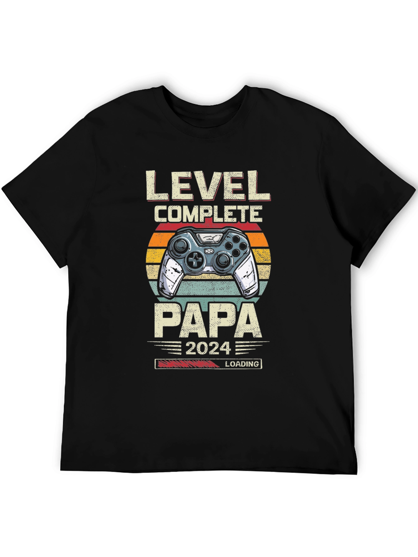 Level Complete Papa 2024 Gamer T-Shirt