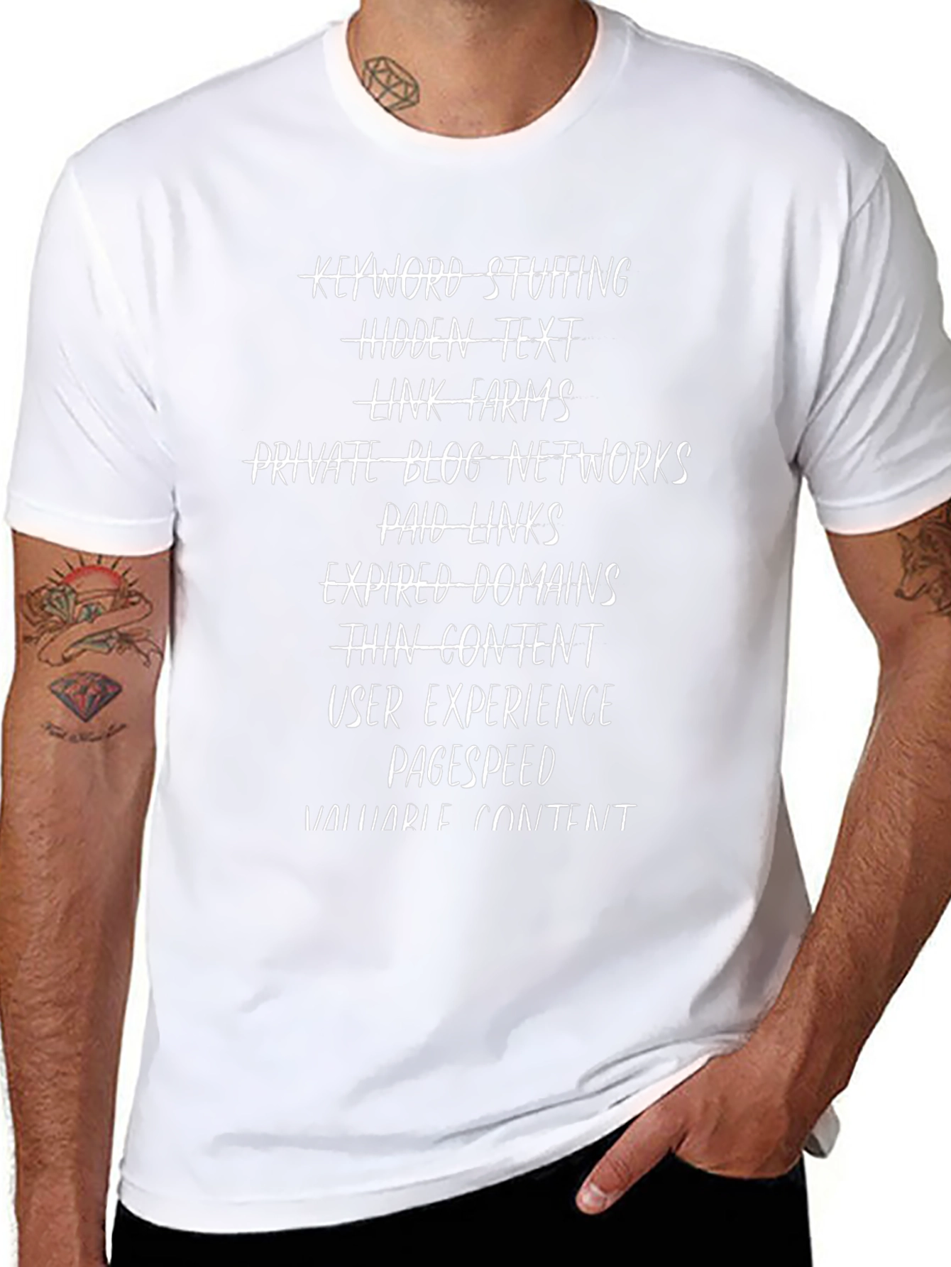 SEO Donts Black T-Shirt