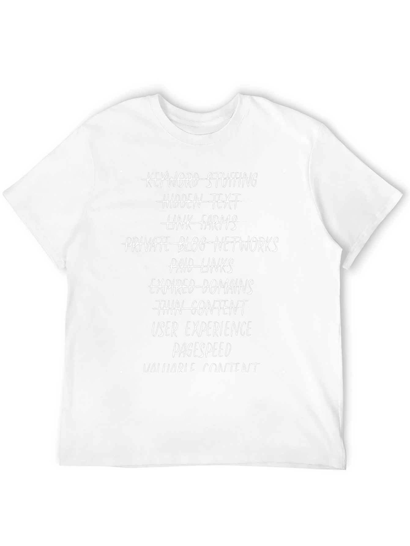 SEO Donts Black T-Shirt