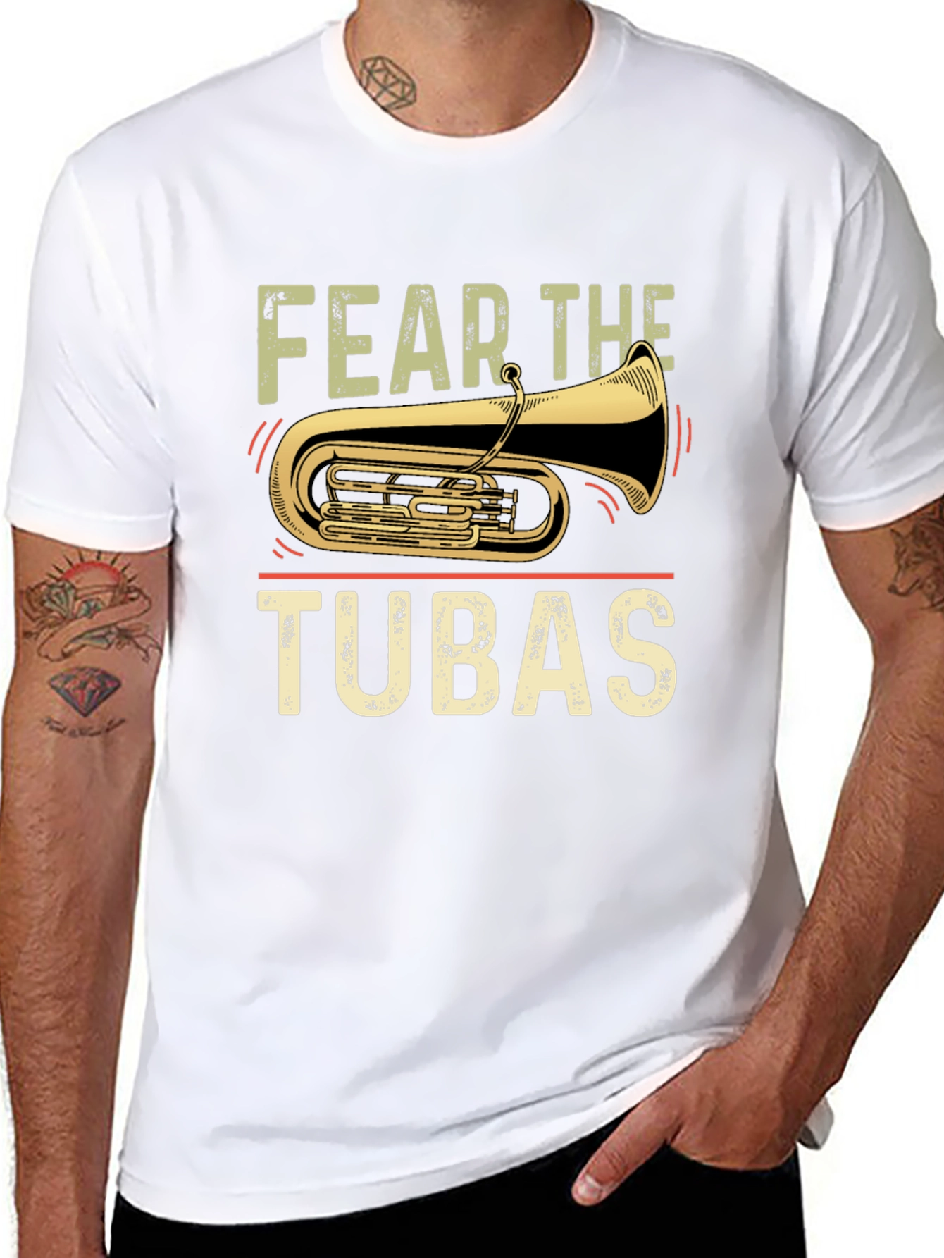 Fear the Tubas T-Shirt - Funny Band Tee