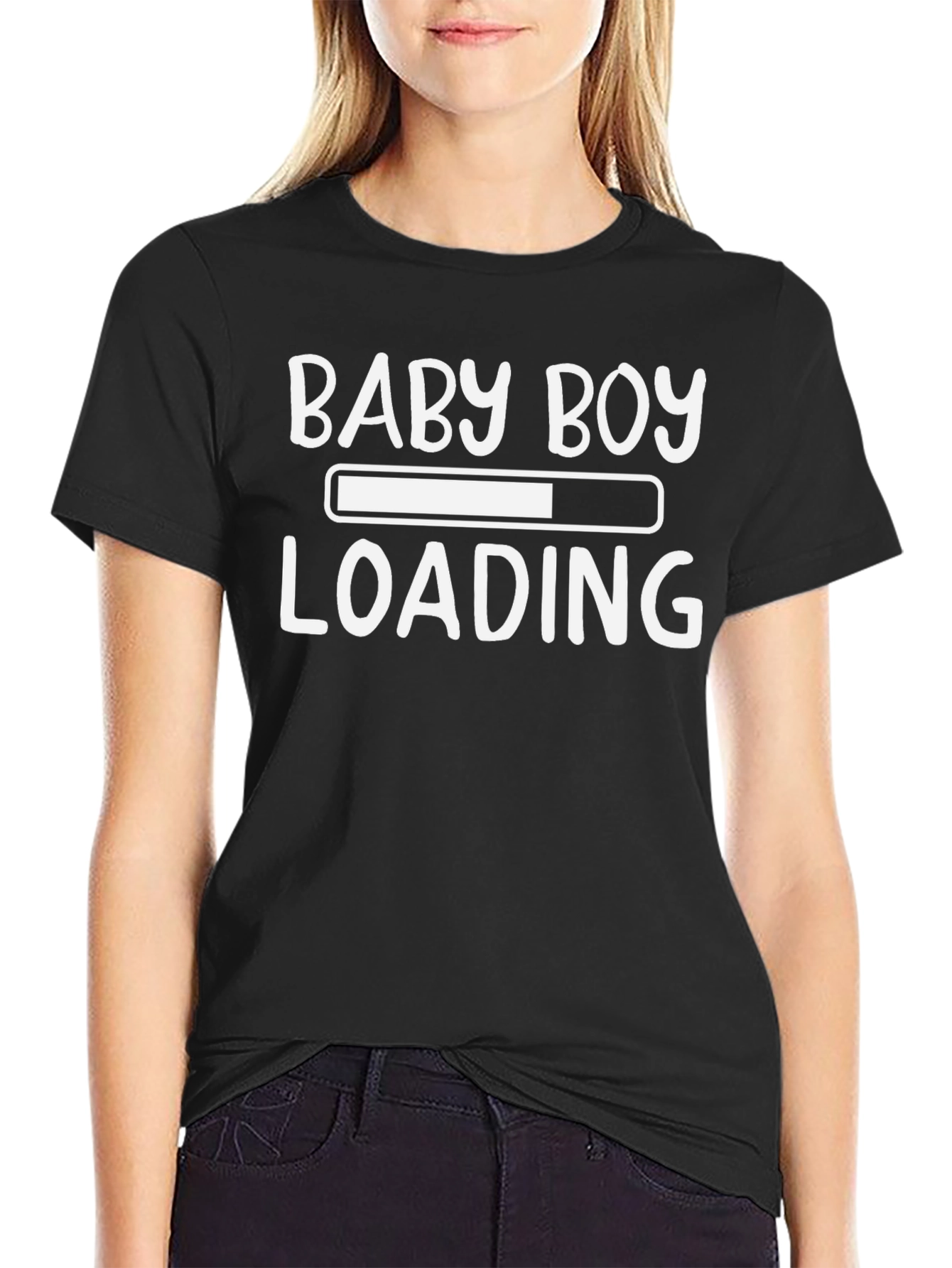 Baby Boy Loading T-Shirt - Expecting Dad Tee