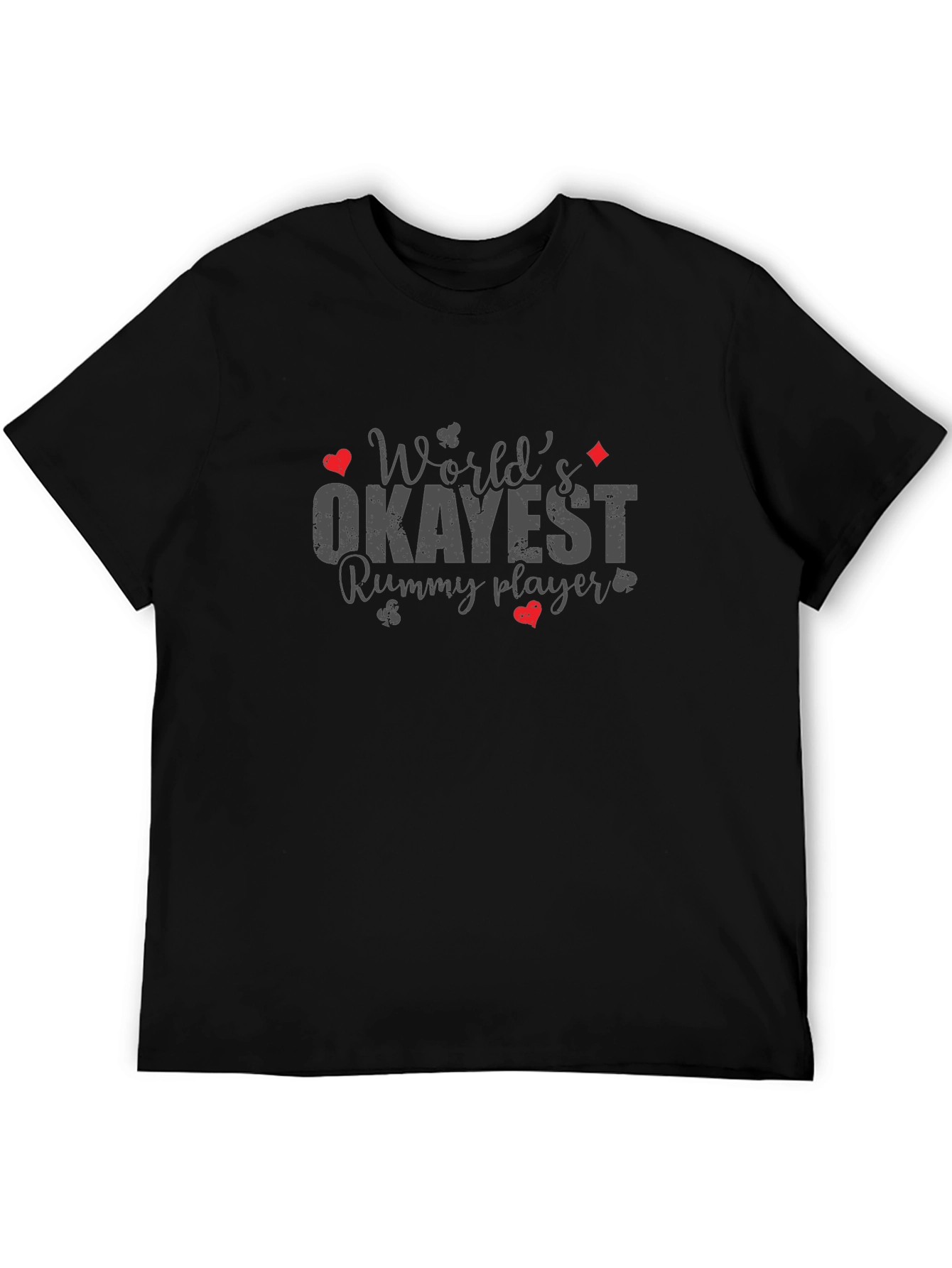 Worlds Okayest Rummy Player Graphic Tee
