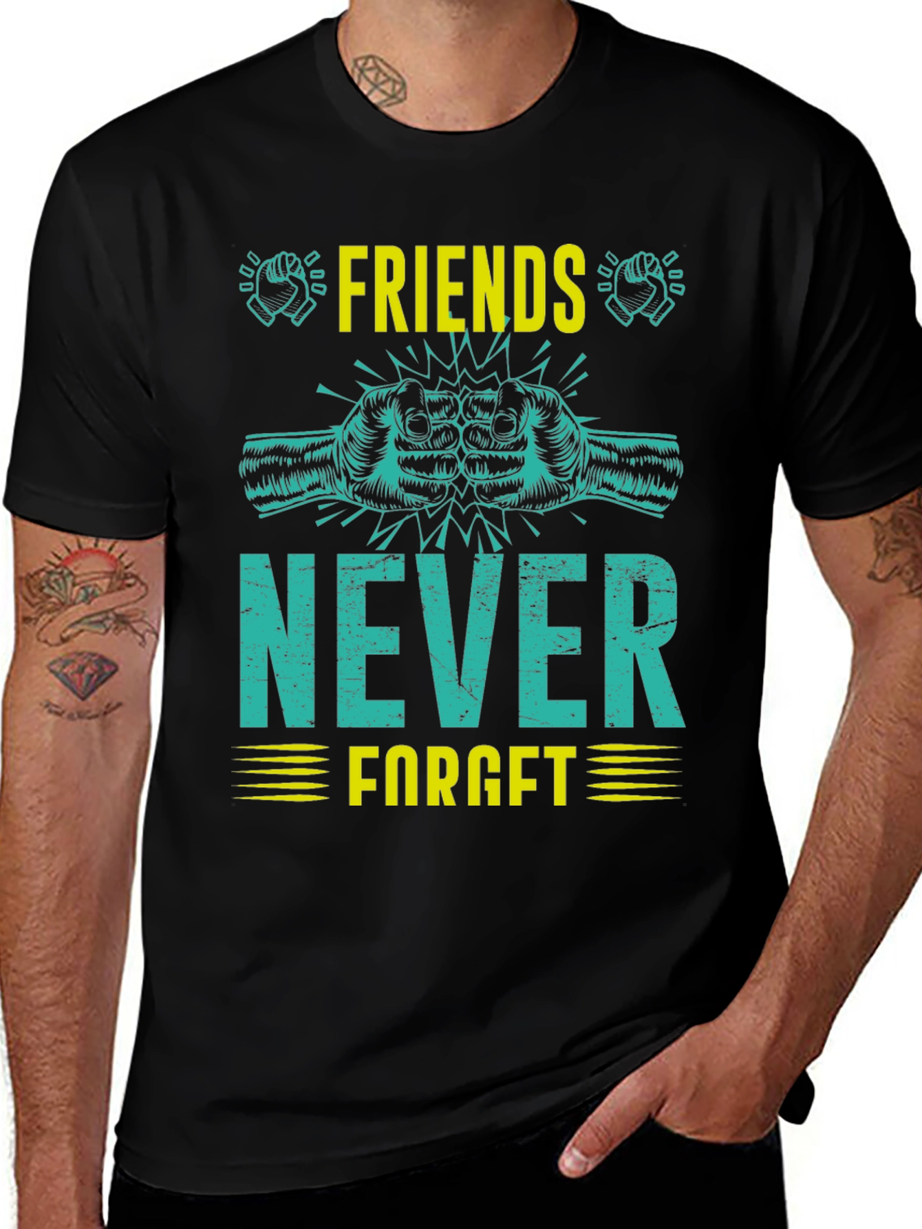 Friends Never Forget Graphic T-Shirt