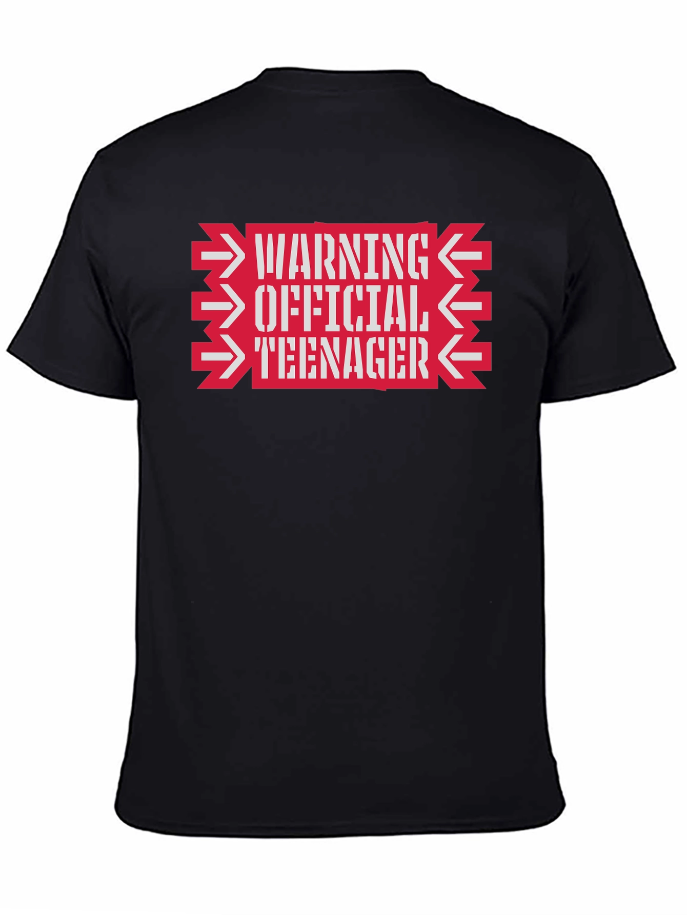 Warning Official Teenager Graphic Tee