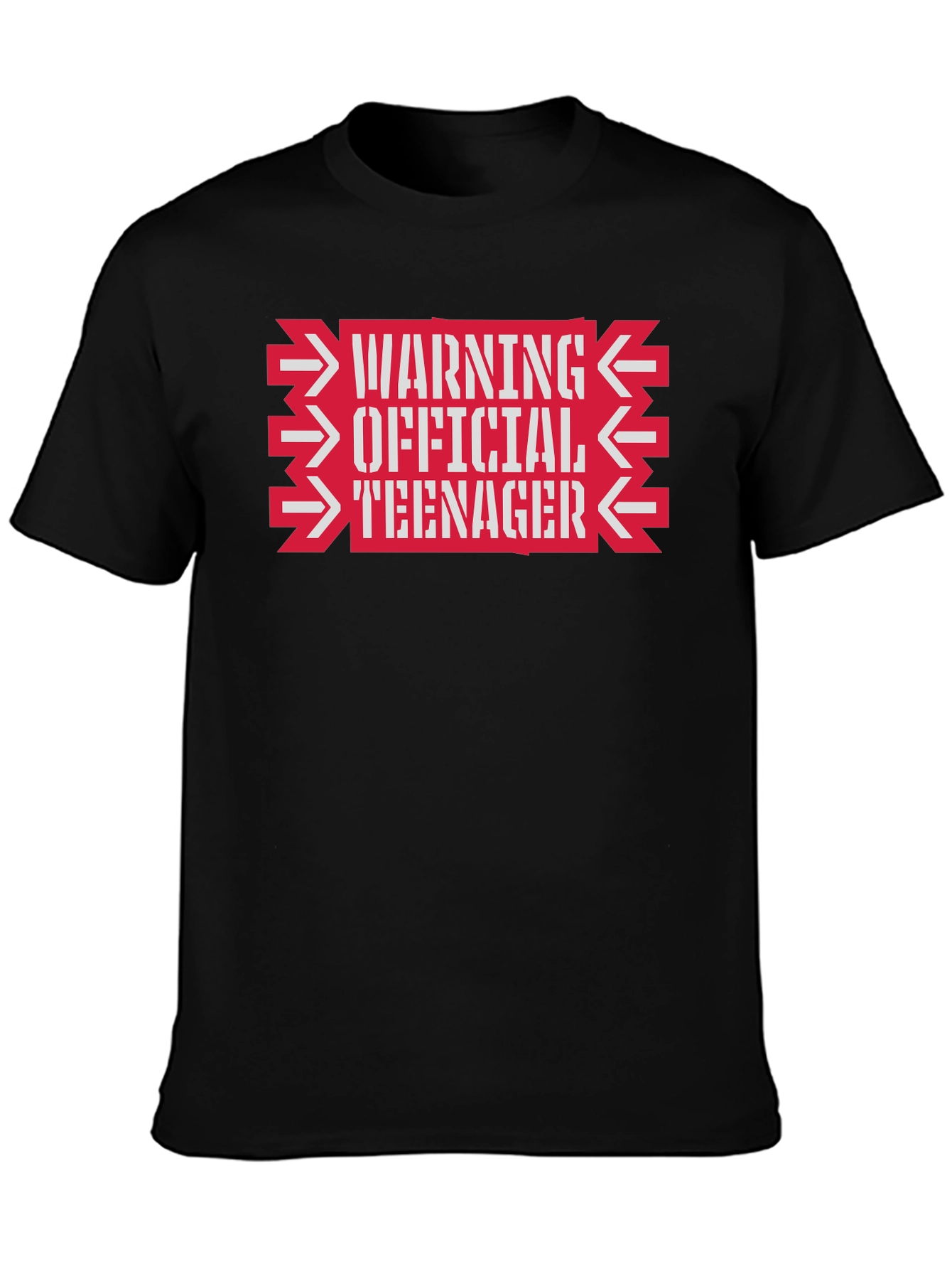 Warning Official Teenager Graphic Tee