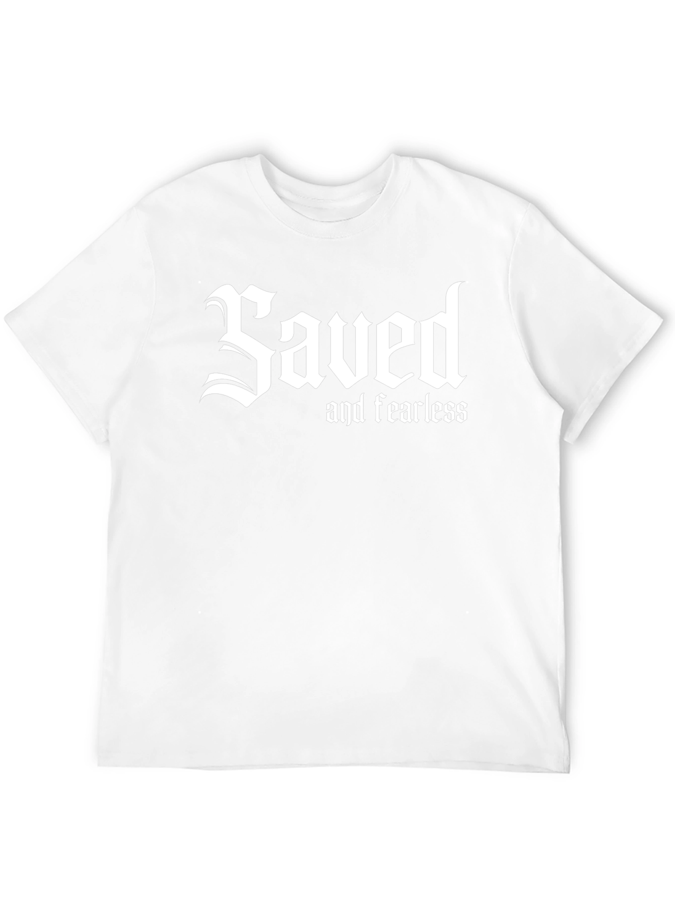 Saved and Fearless Black T-Shirt